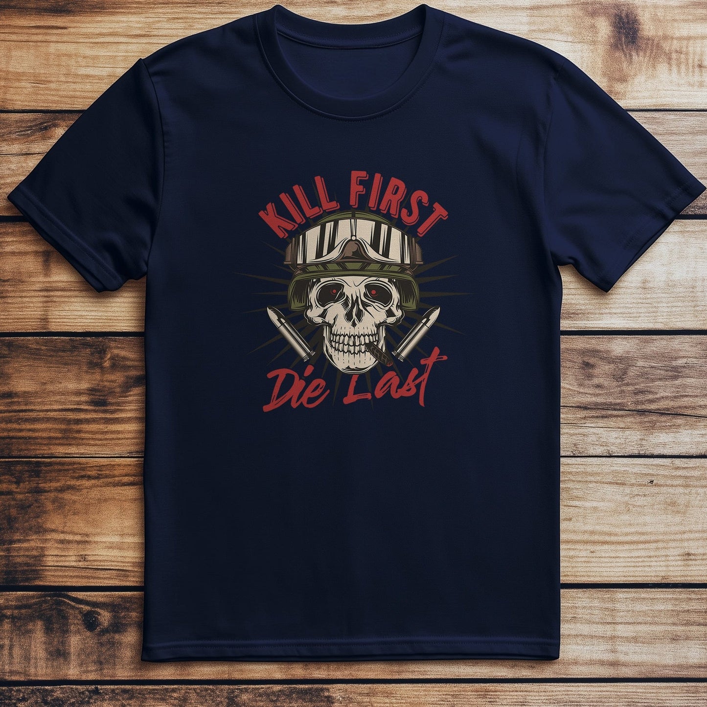 17 Warriors 12 Skull T-shirt
