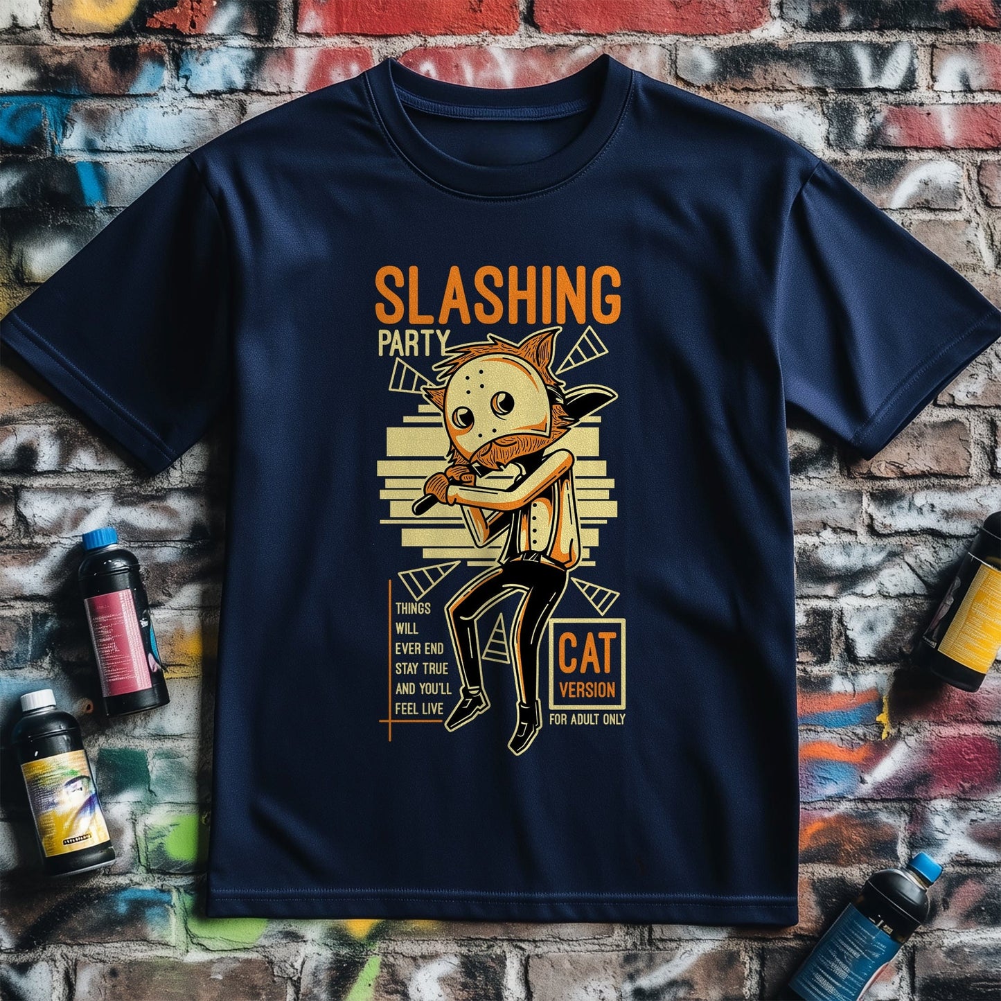 Slashing Cat T-Shirt