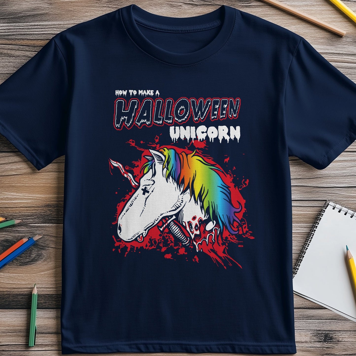 Halloween Unicorn T-shirt