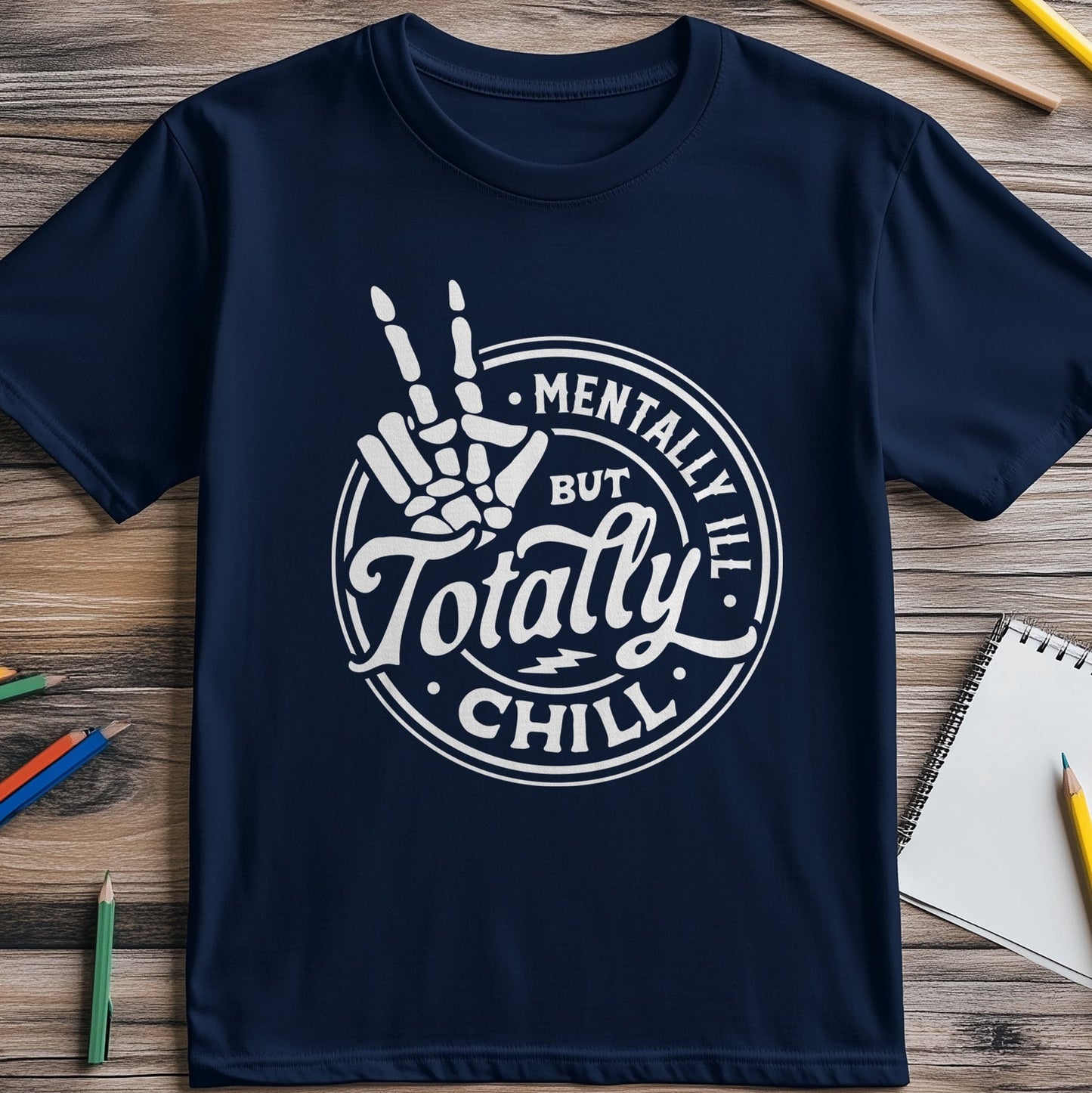Mentally Ill Peace Sign T-Shirt