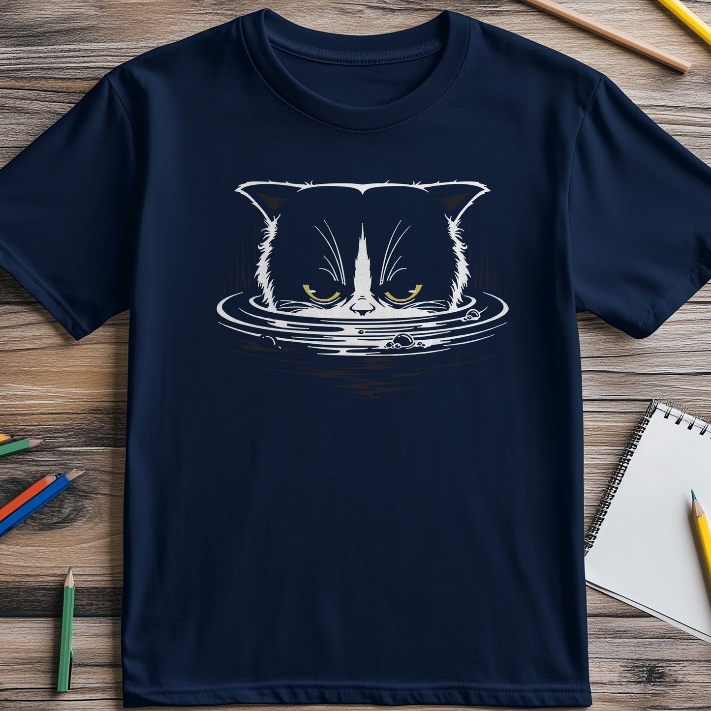 Angry Cat Face T-Shirt
