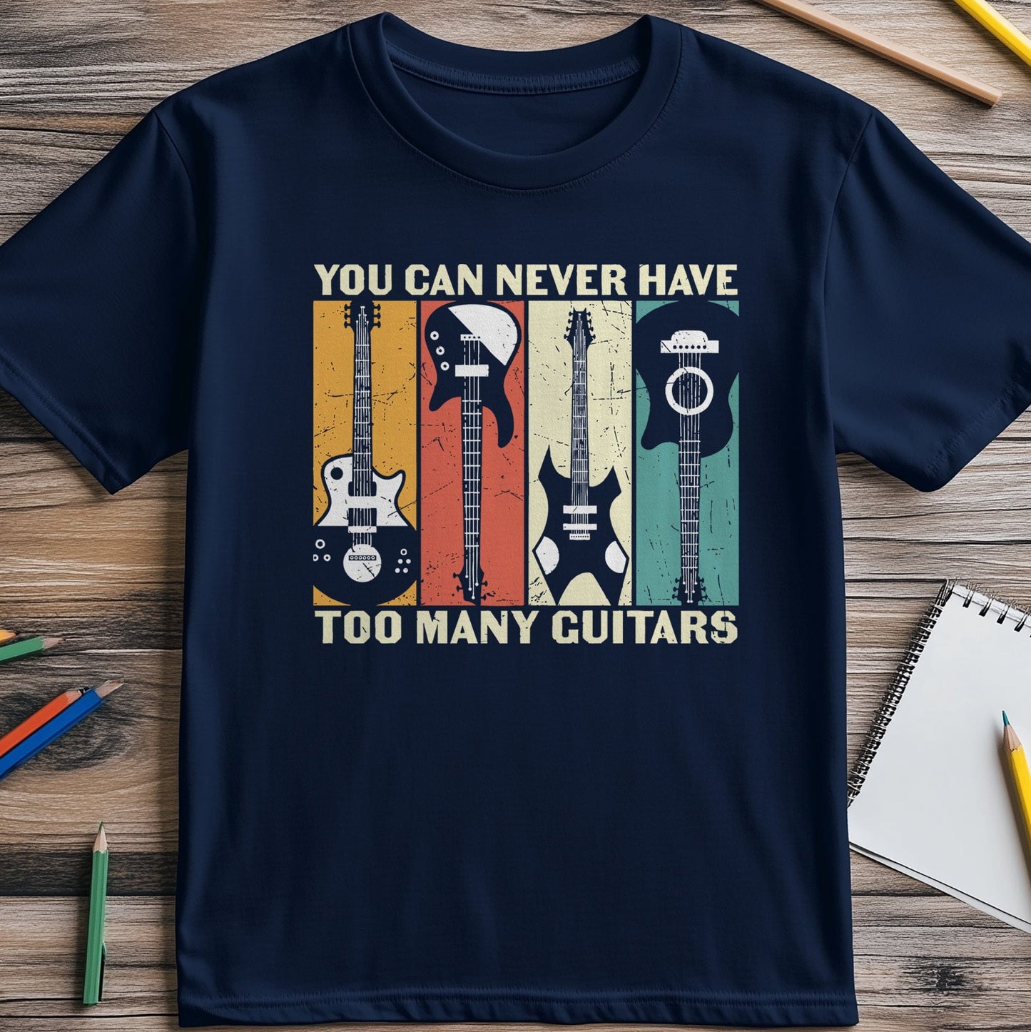 Too Many Guitars 2 T-Shirt