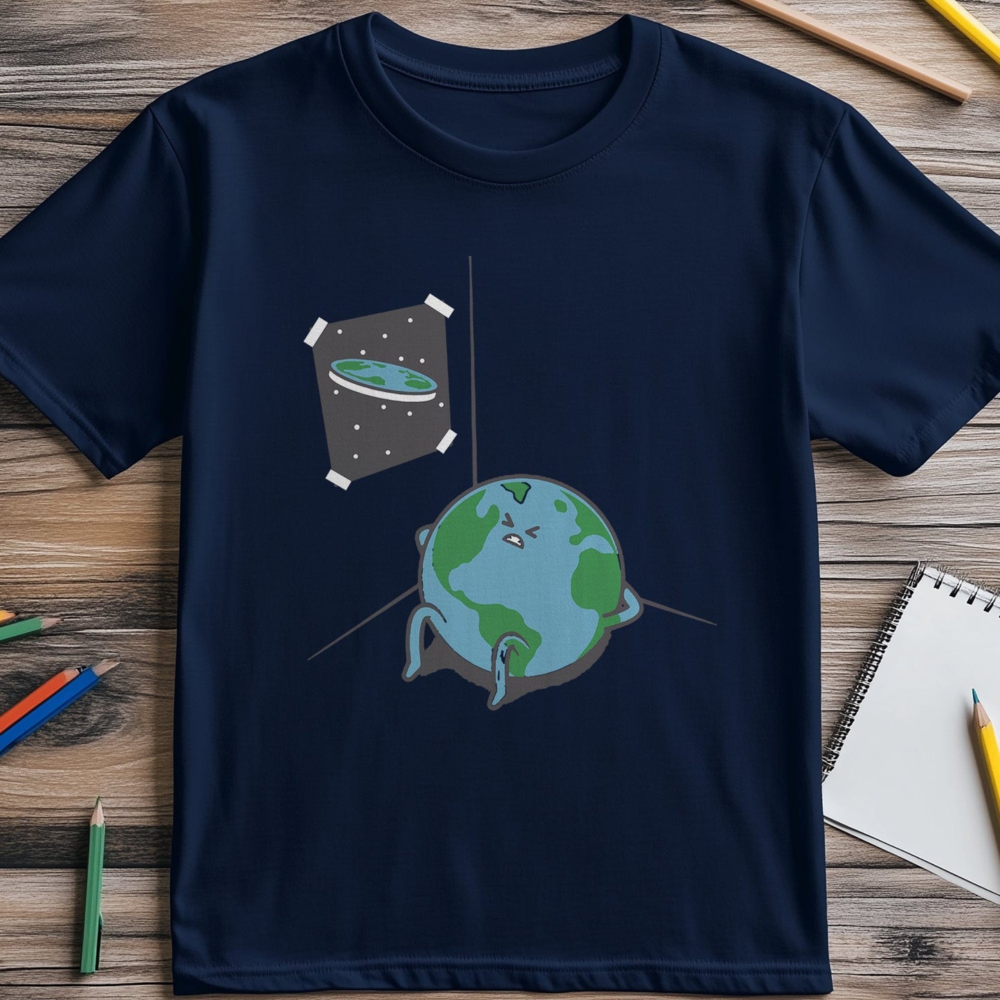Flat Earth Goals T-Shirt – Join the