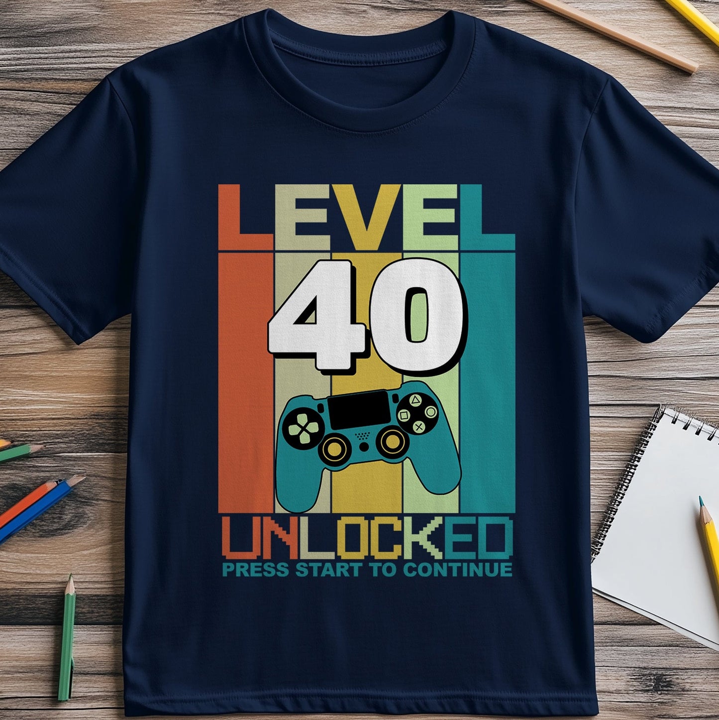 Level Unlocked 40 T-shirt