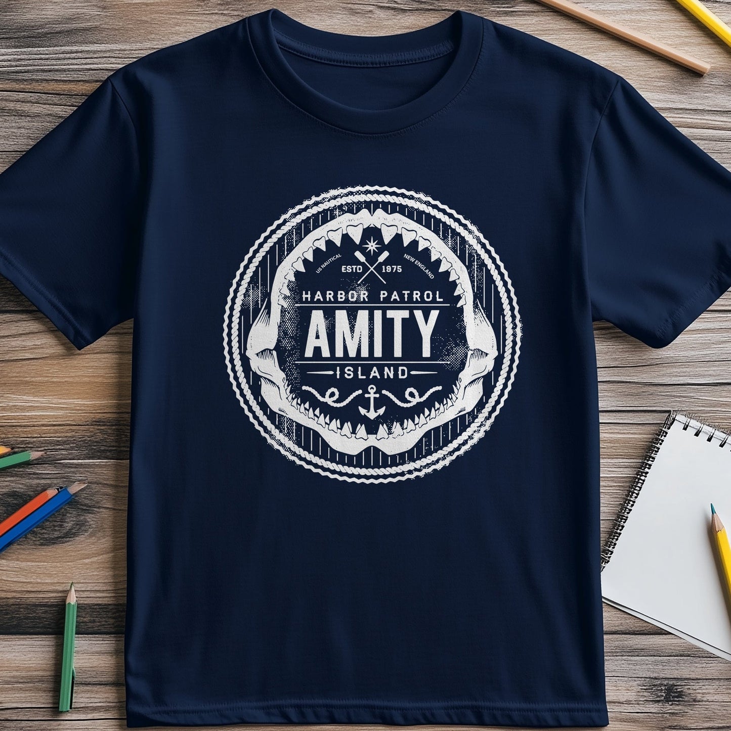 Amity Island Harbour Patrol T-Shirt