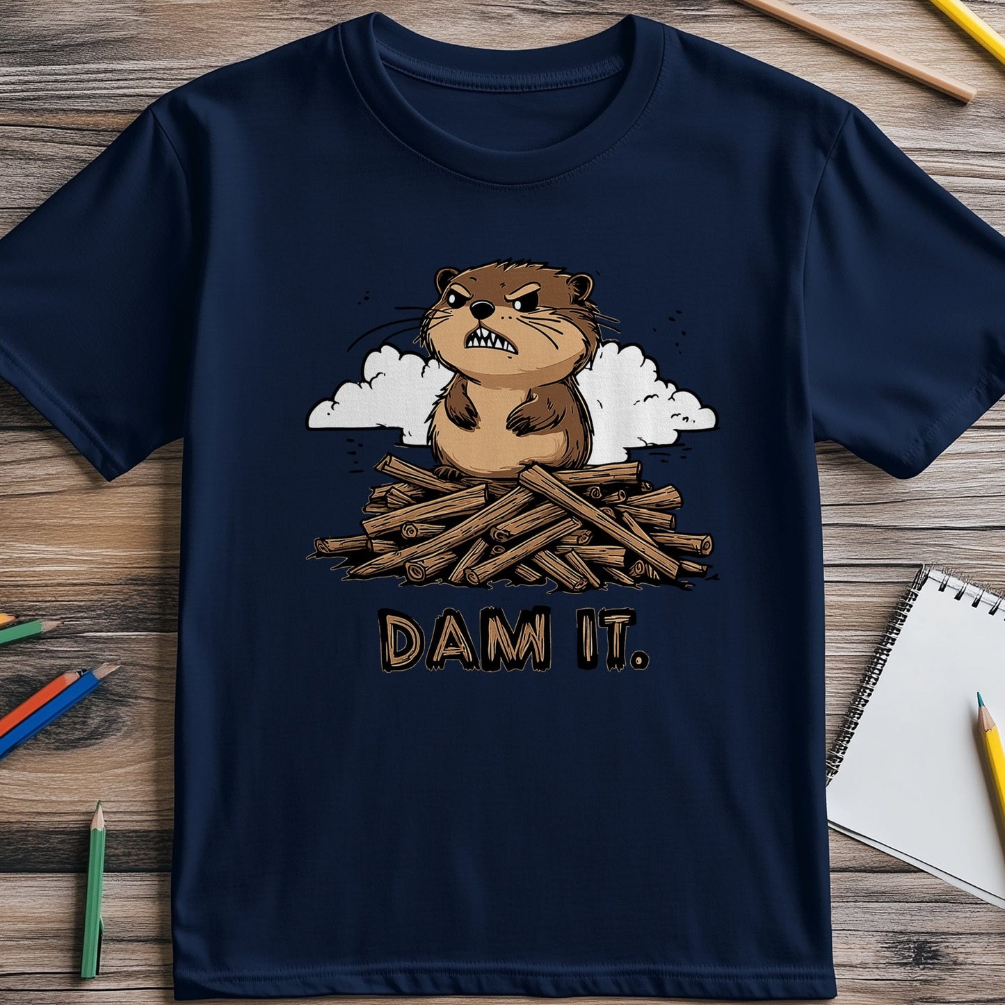Nice Beaver 4 T-Shirt - Dam it