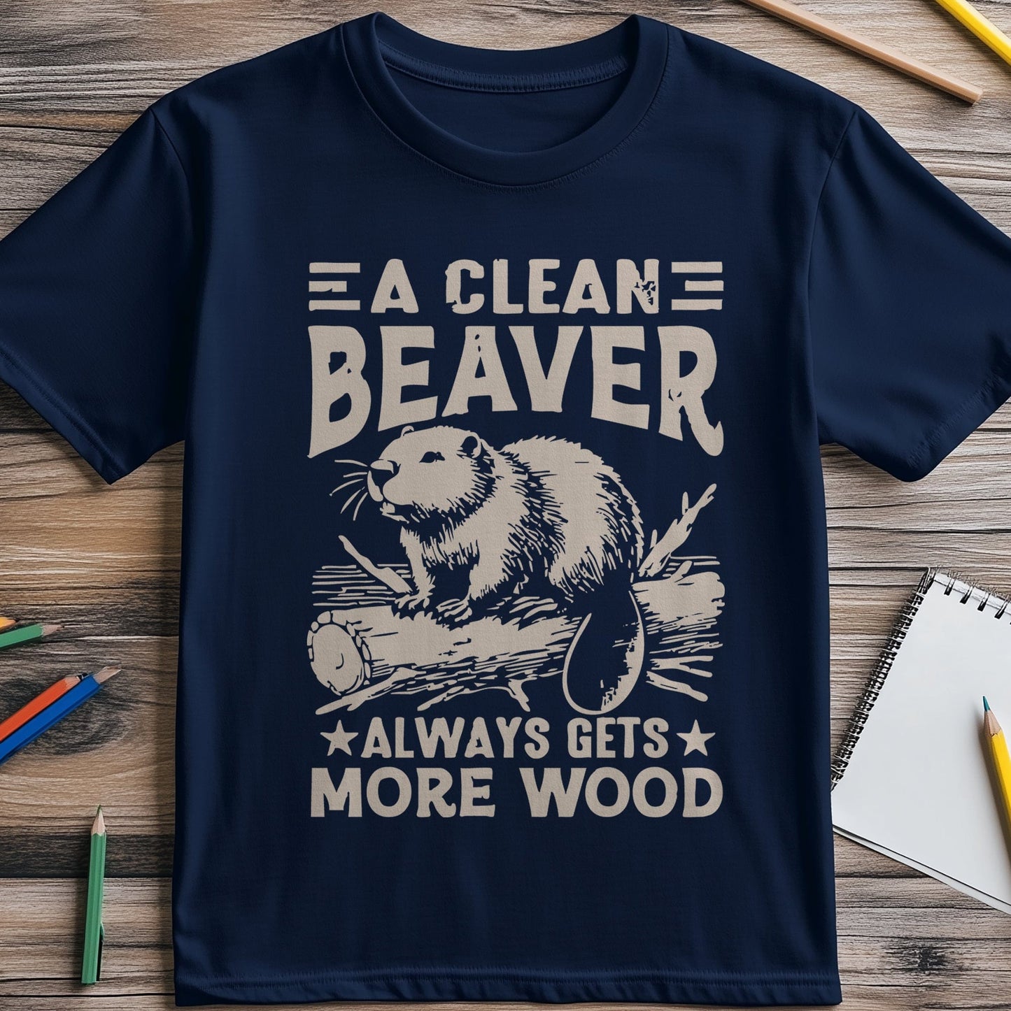 Nice Beaver 3 T-Shirt - Hilariously