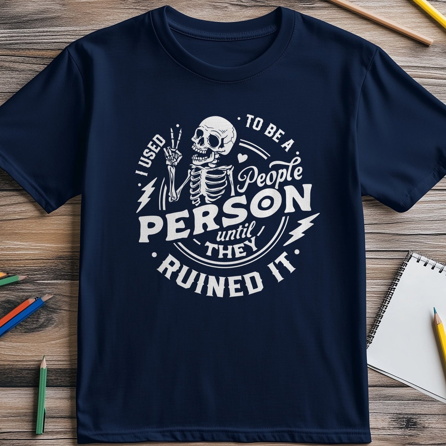 People Person Skeleton T-Shirt