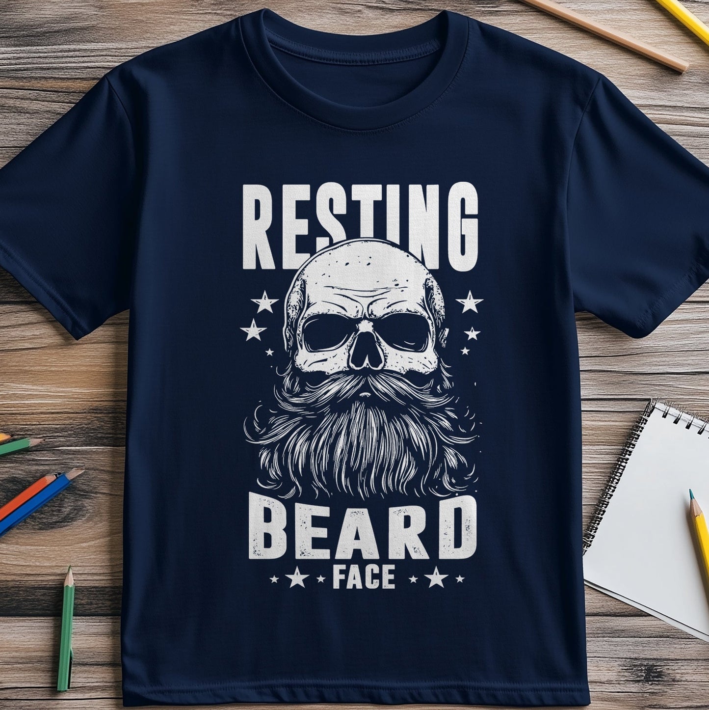 Resting Beard Face 2 T-Shirt
