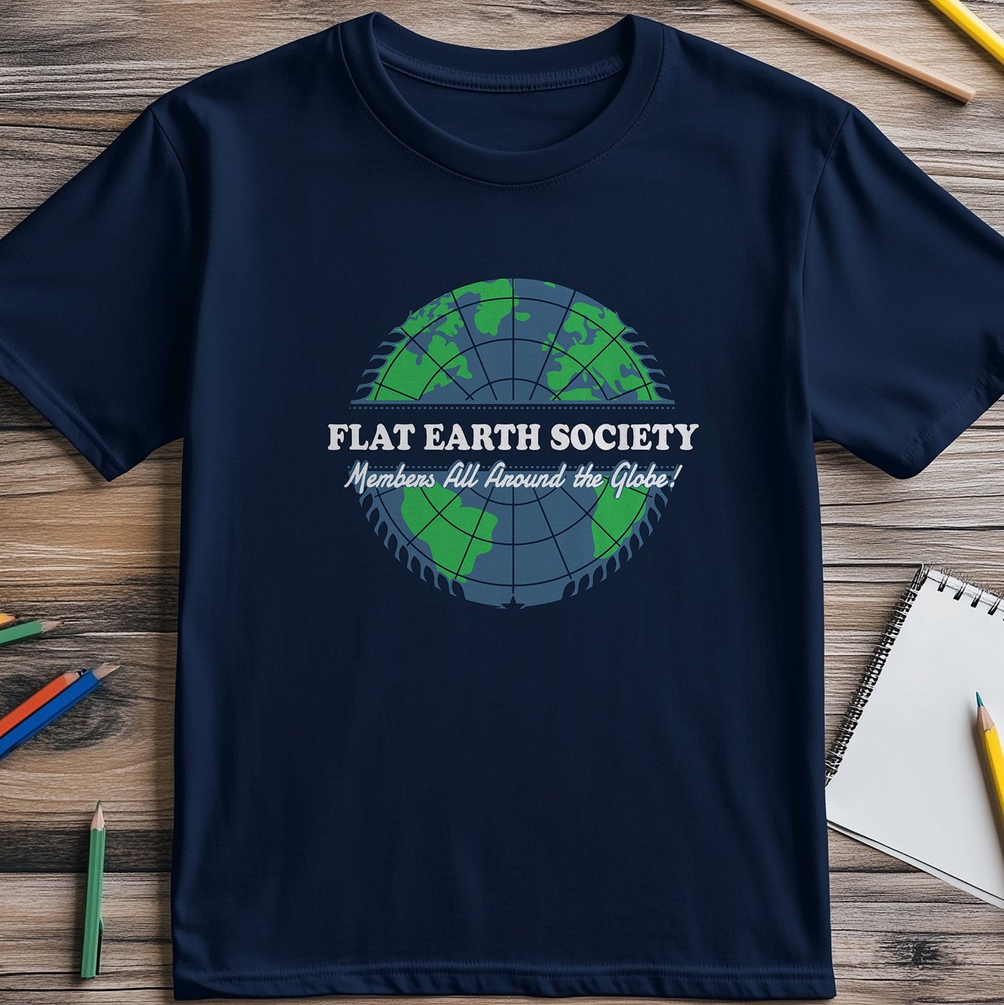 Flat Earth Members Club T-Shirt - Join