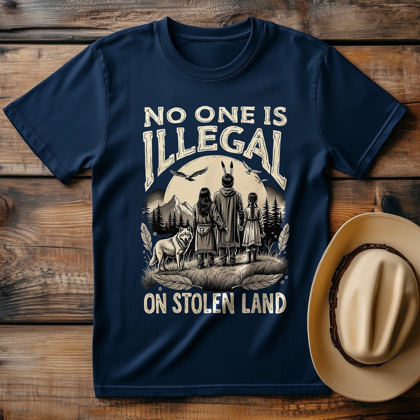No One Is Illegal T-shirt