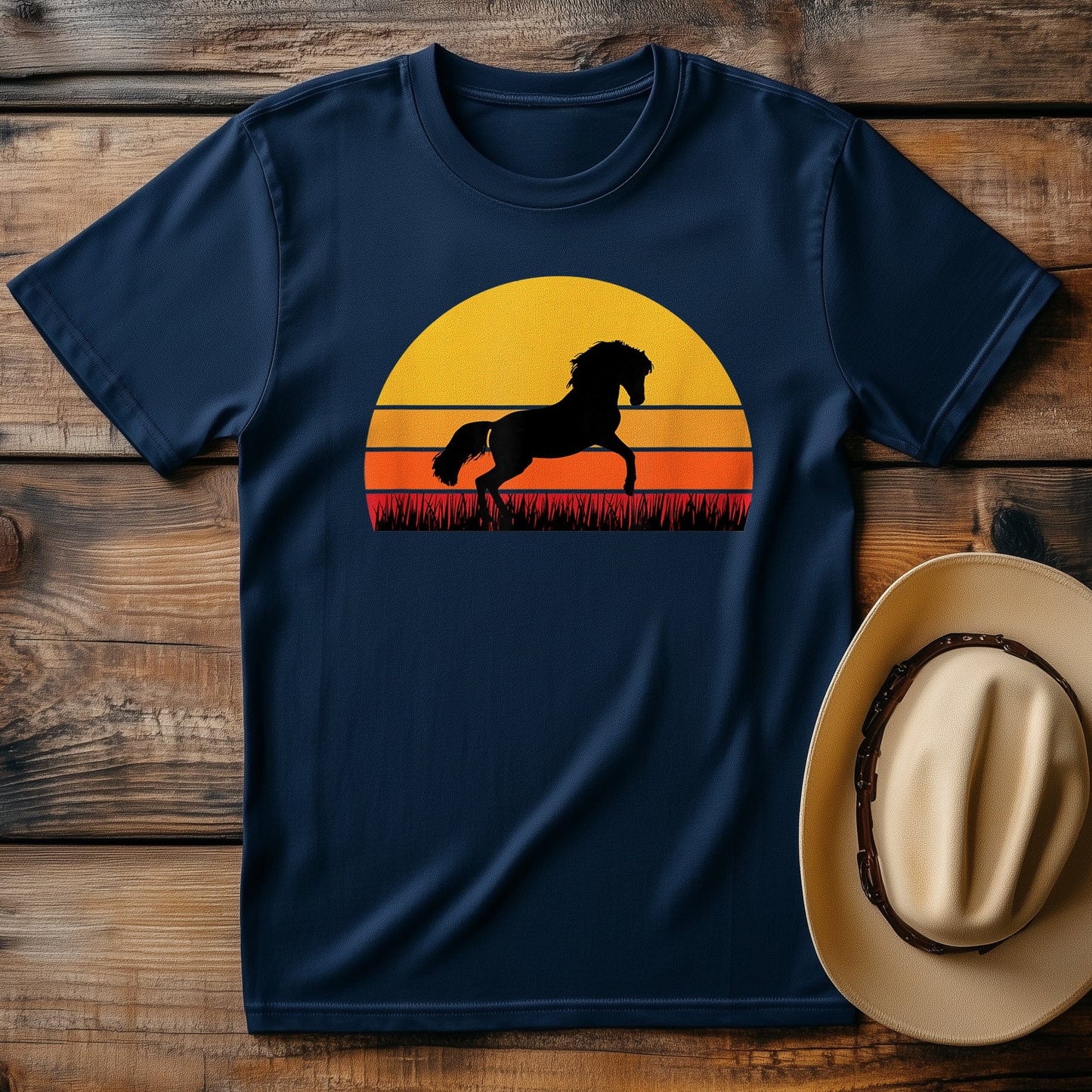 Galloping into Fun: Horse Equestrian T-shirt