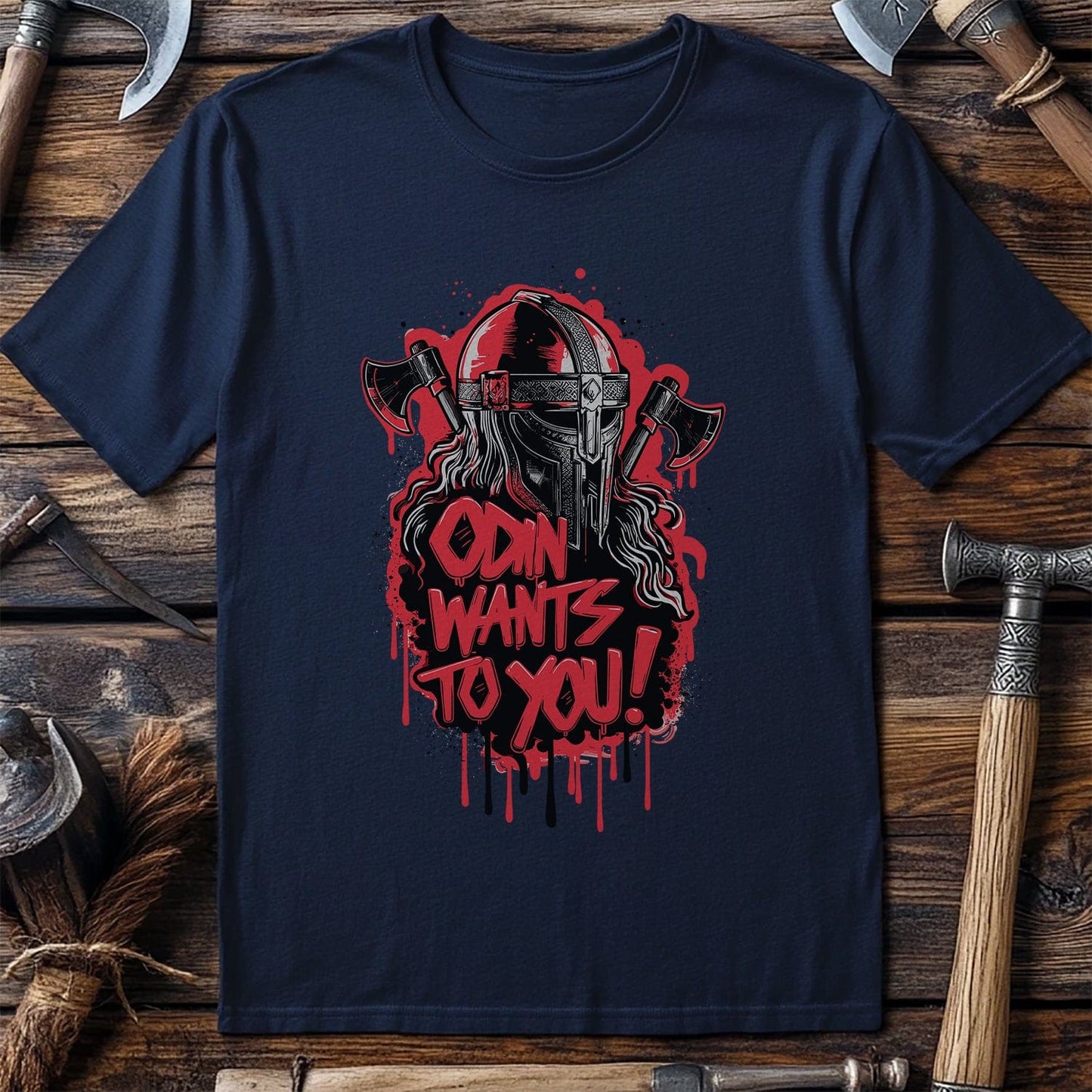 Vikings Nordic68 T-Shirt Odin wants you