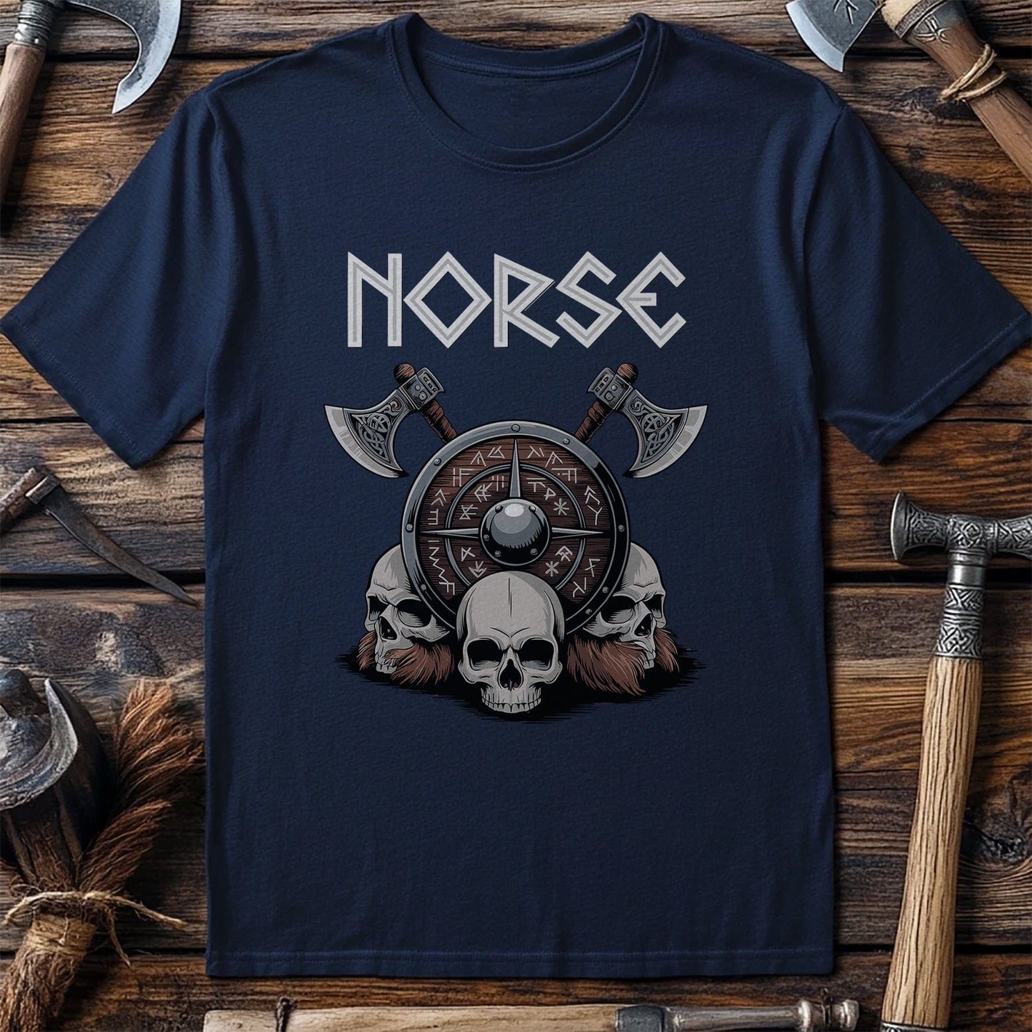 Vikings Nordic10 t-shirt Norse skulls