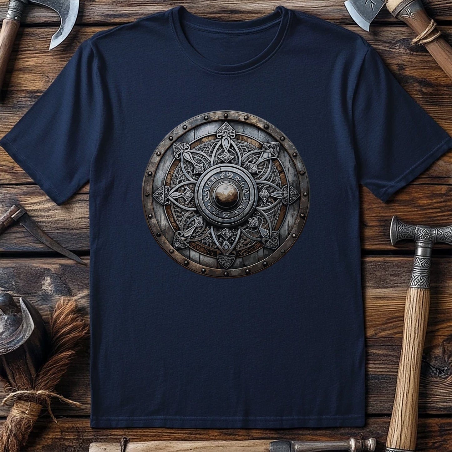 Vikings Nordic76 T-Shirt Viking shield