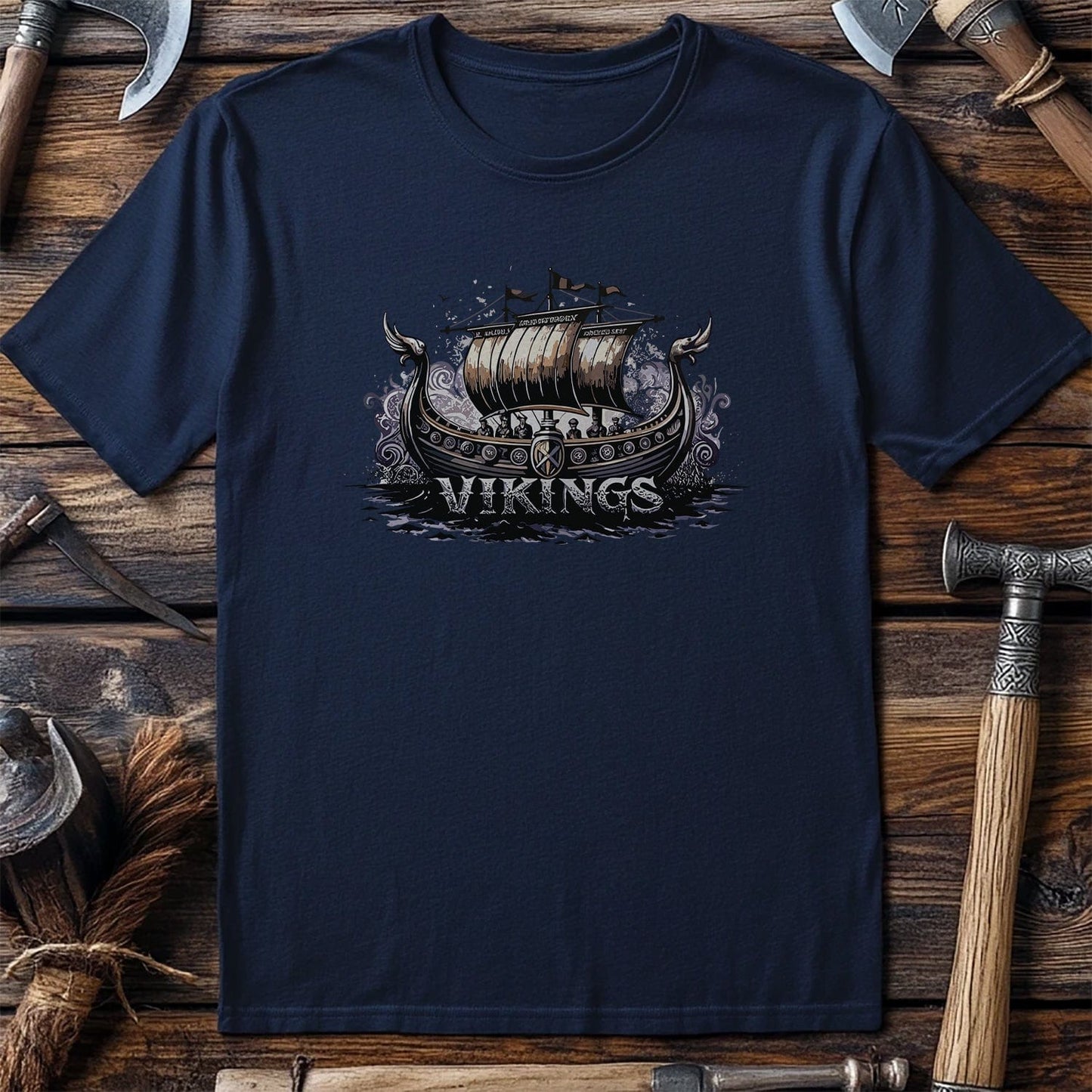 Vikings Nordic48 T-Shirt Vikings longboat