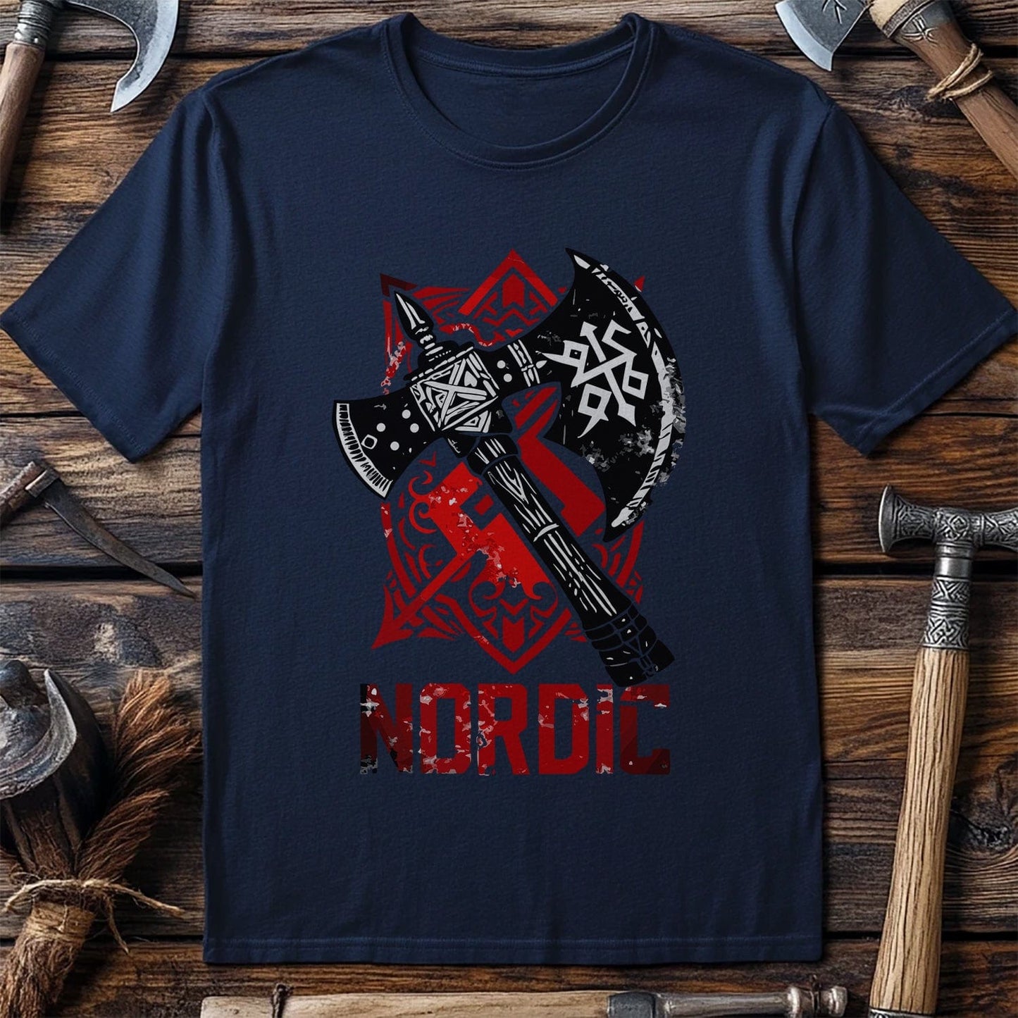 Vikings Nordic44 T-shirt Nordic axe
