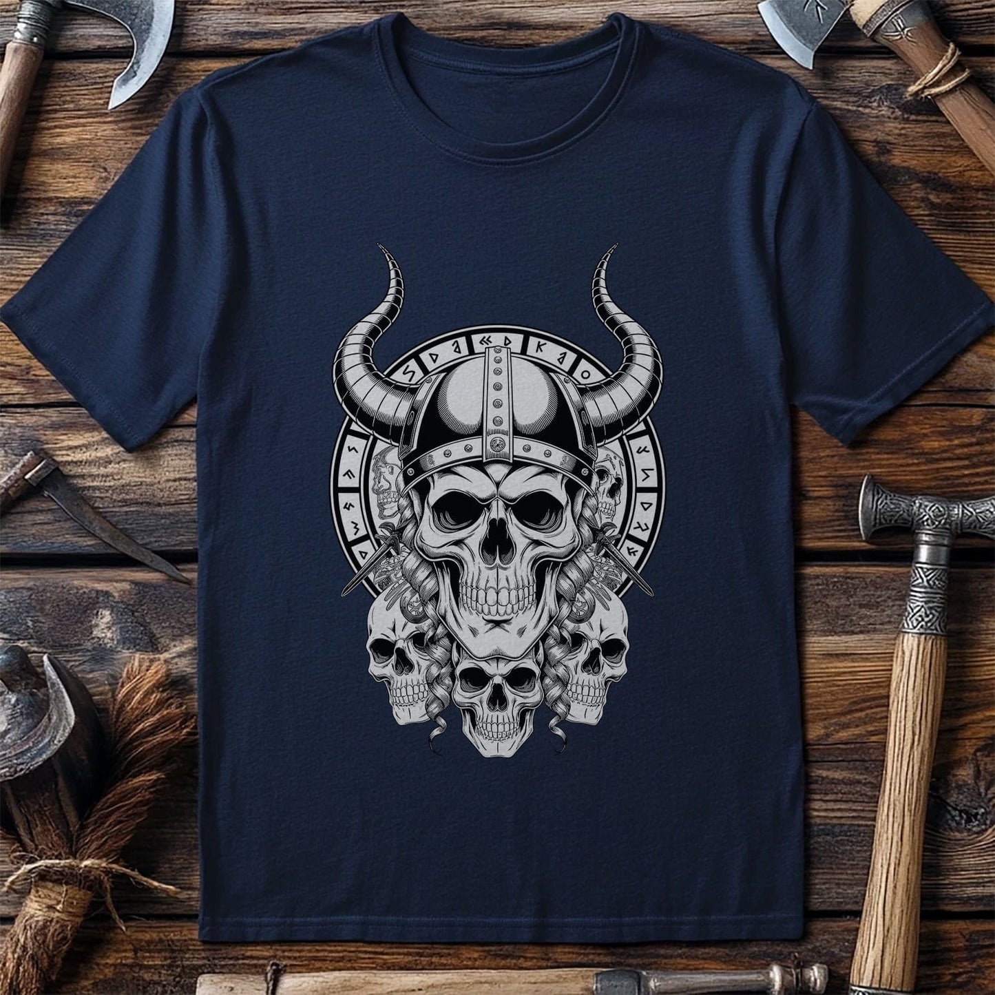 Vikings Nordic21 T-Shirt Skull