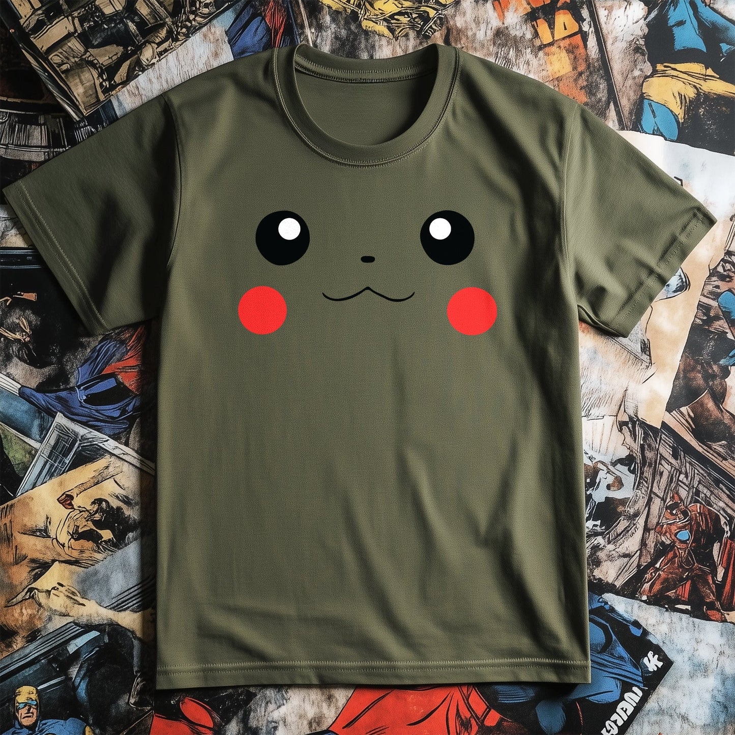 Pikachu Face t-shirt Shockingly