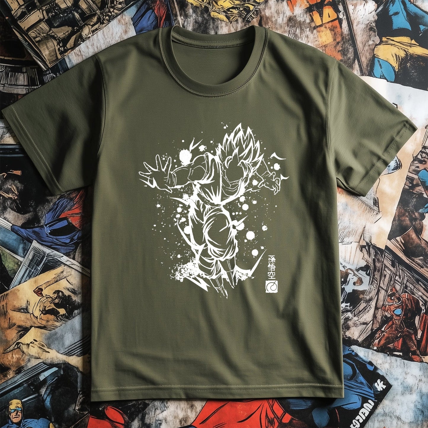 Goku Distressed T-shirt