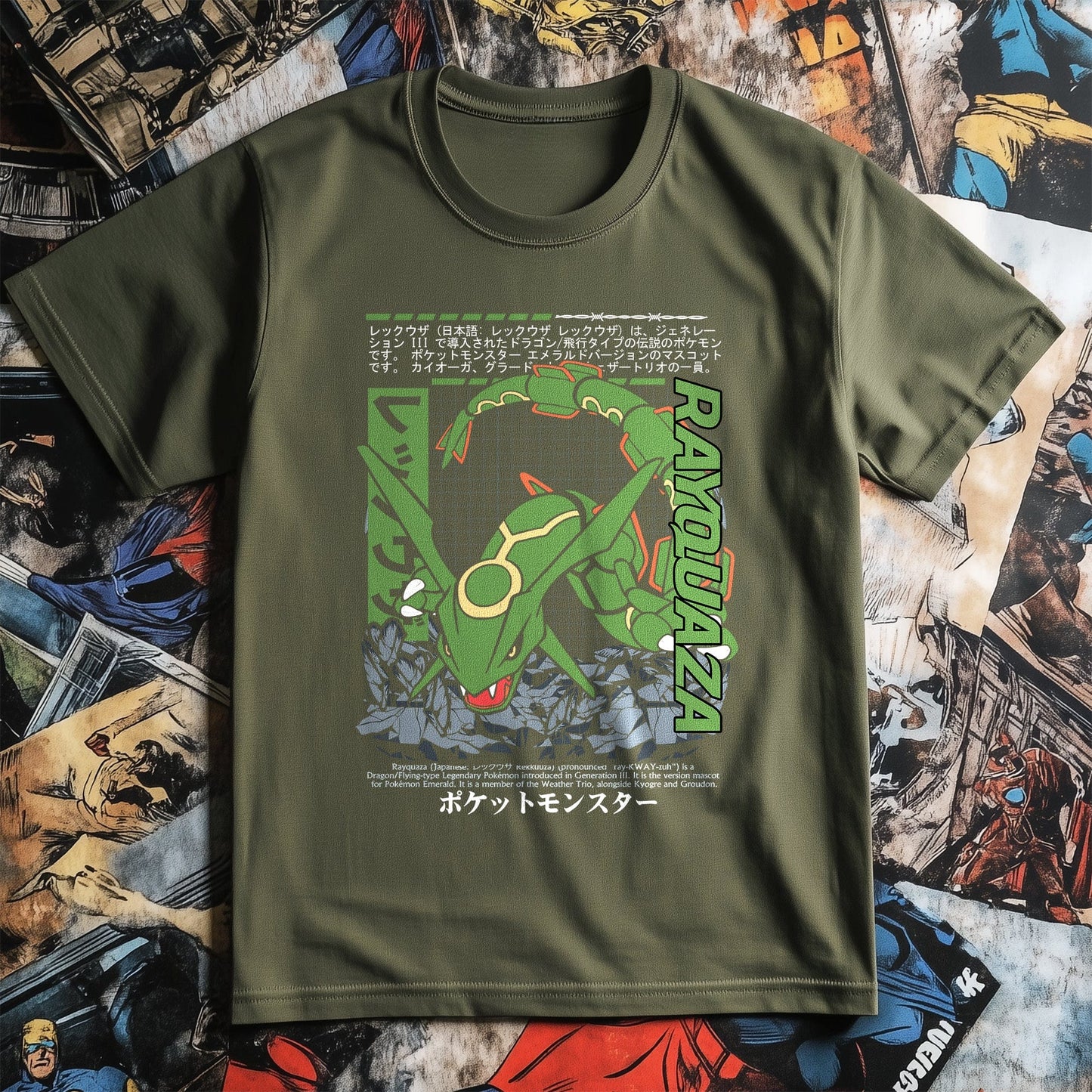 P4 Pokémon Rayquaza2 T-Shirt