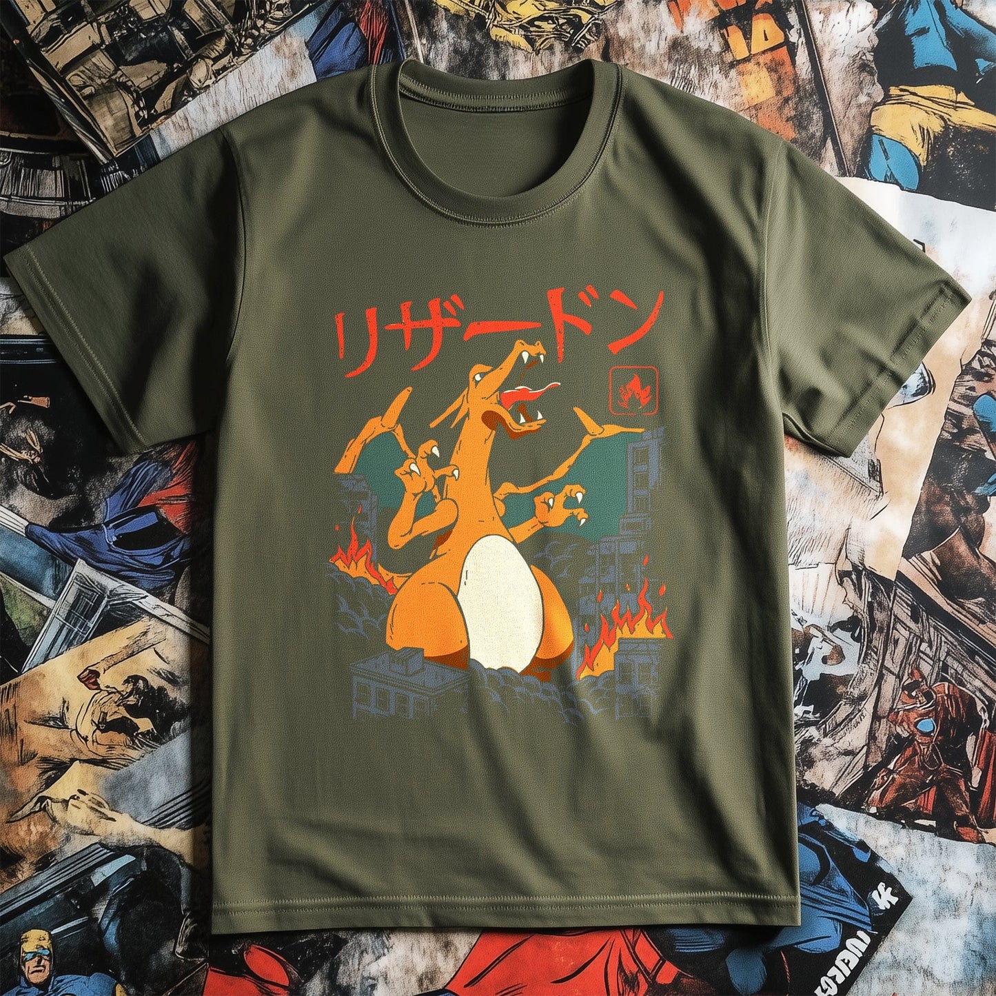 Pokémon Charizard Kaiju T-Shirt