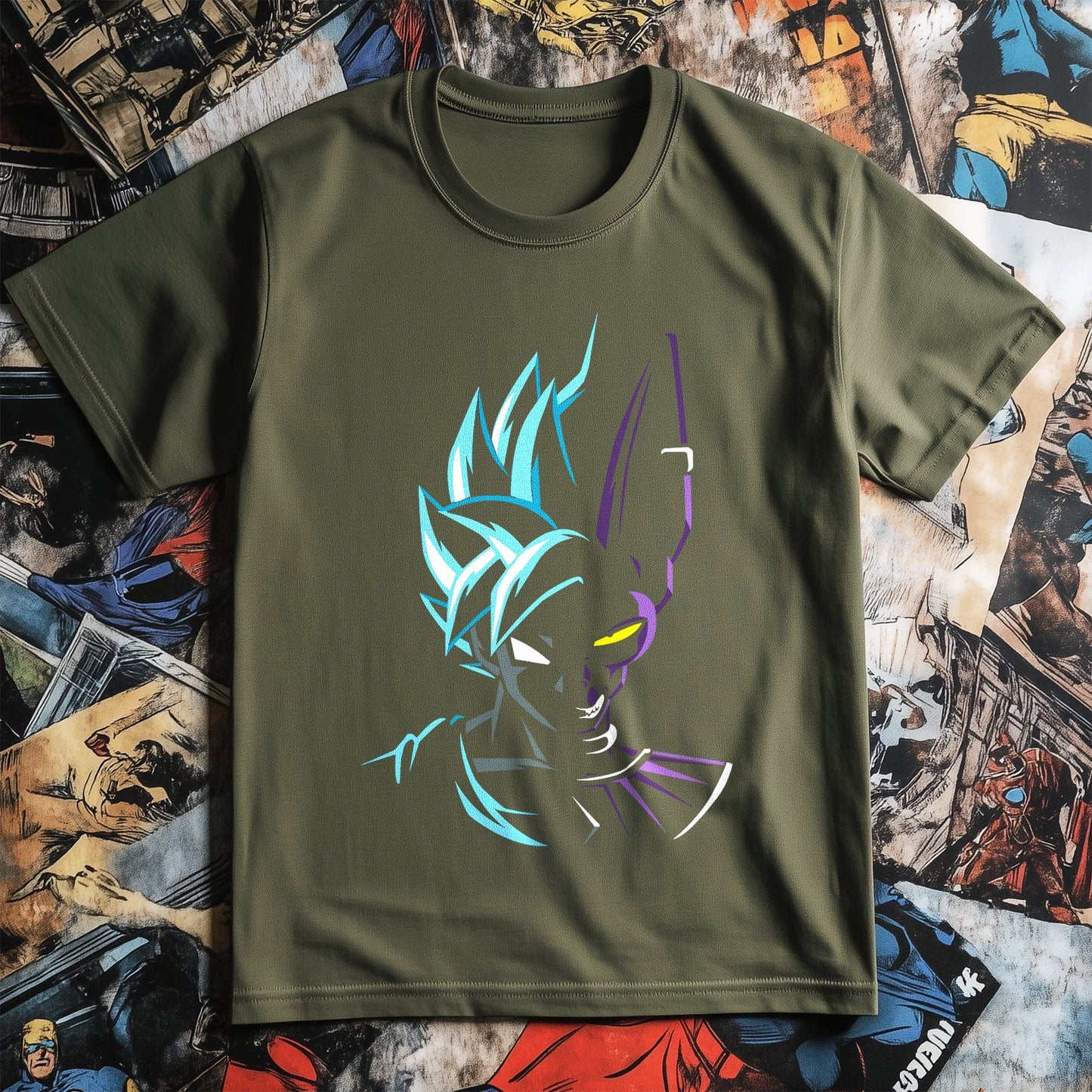 Goku x Beerus Battle T-Shirt - Epic