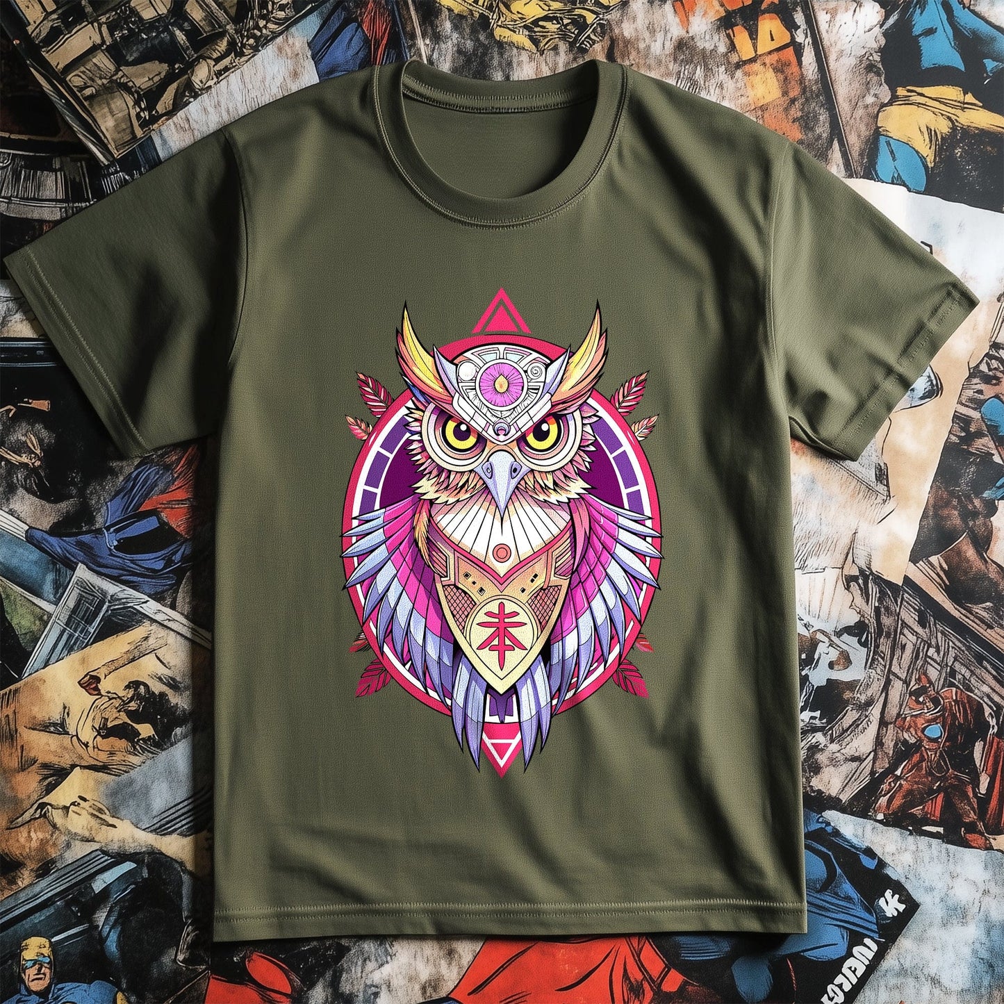 Japan Anime Owl T-Shirt