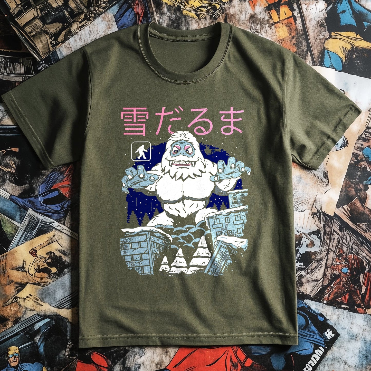 Abominable Snowman Kaiju T-shirt