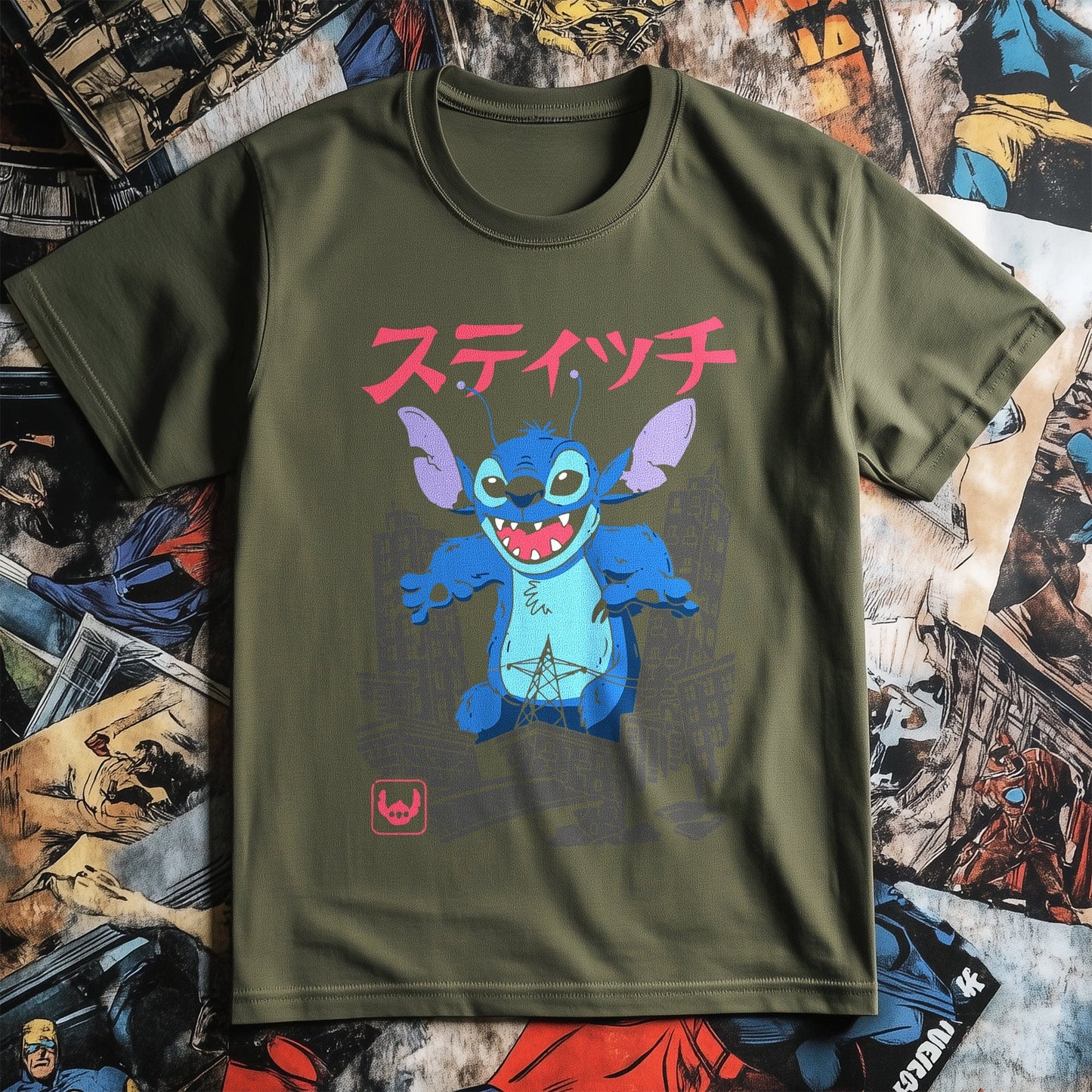 Stitch Kaiju Monster T-shirt