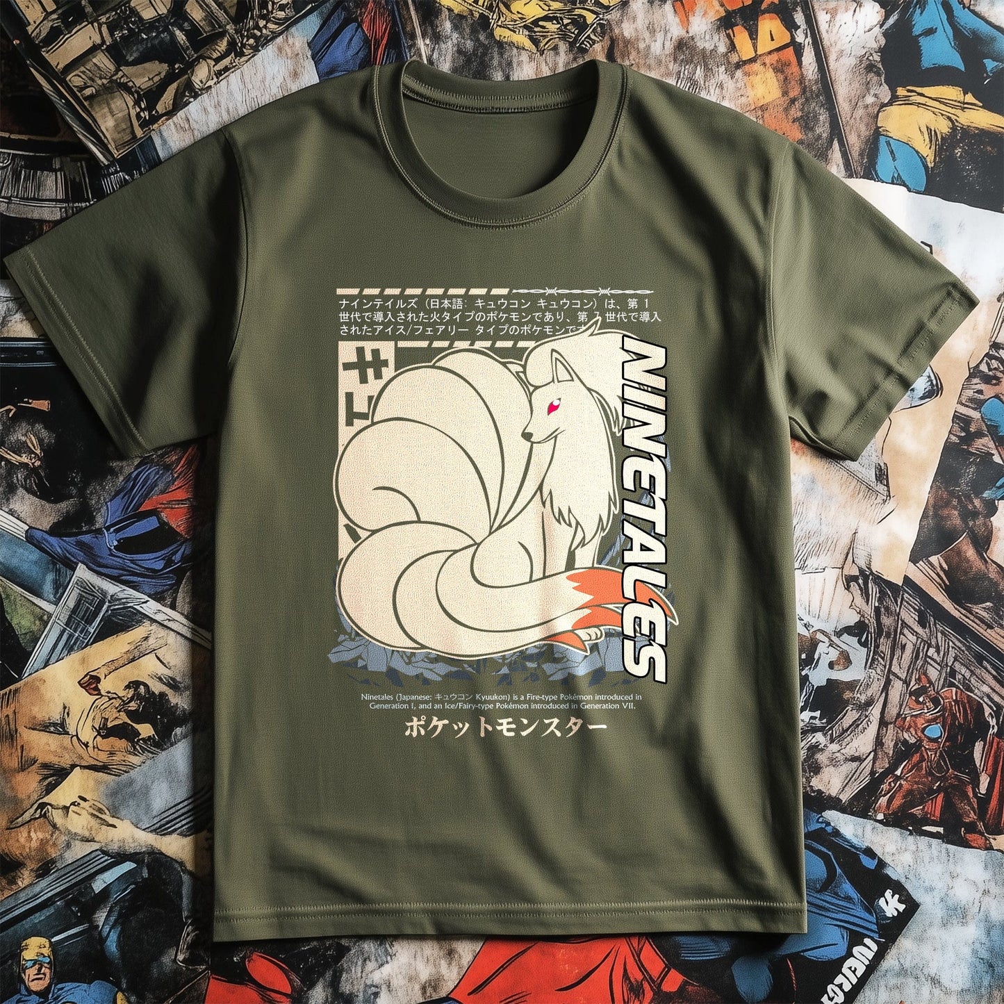 P4 Pokémon Ninetales T-shirt