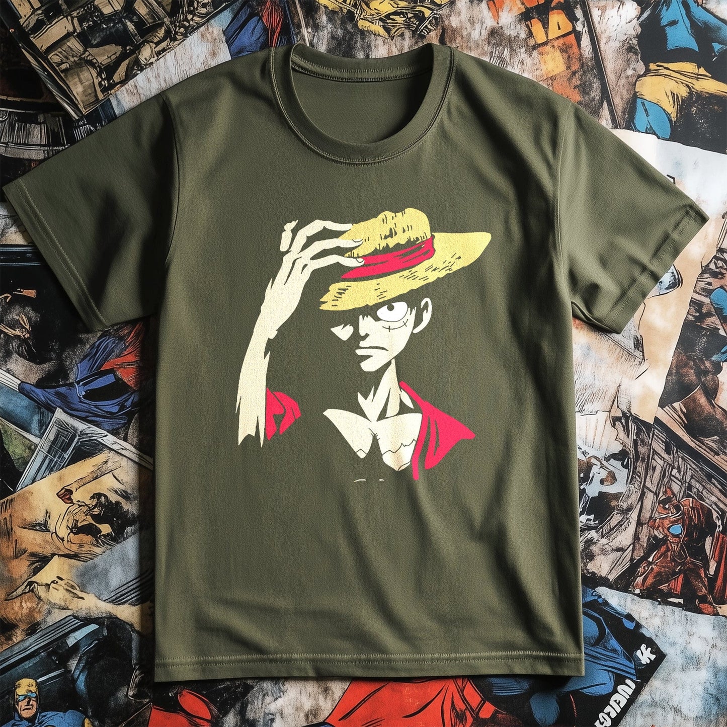 Straw Hat Head t-shirt
