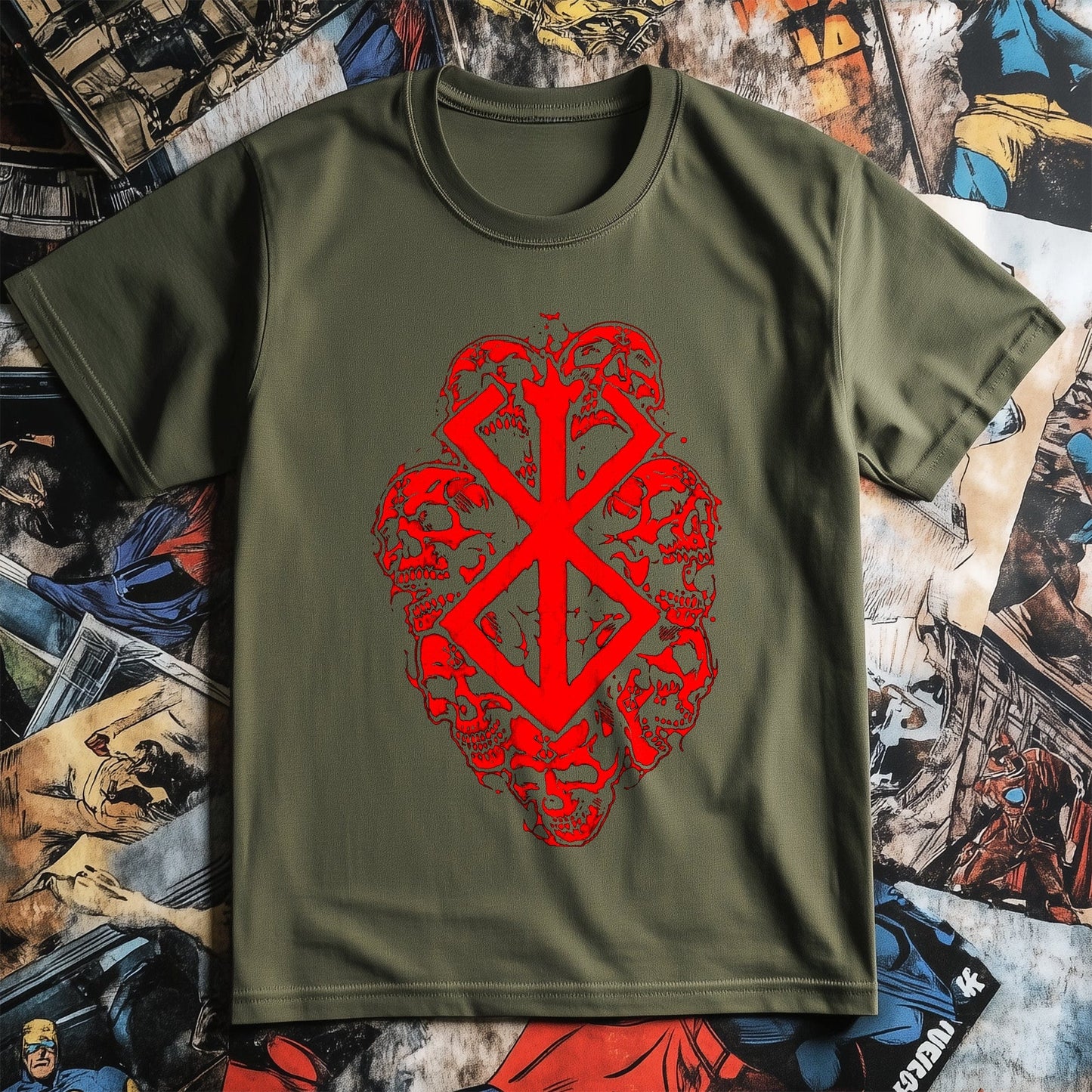 Berserk des 18 T-Shirt Skulls