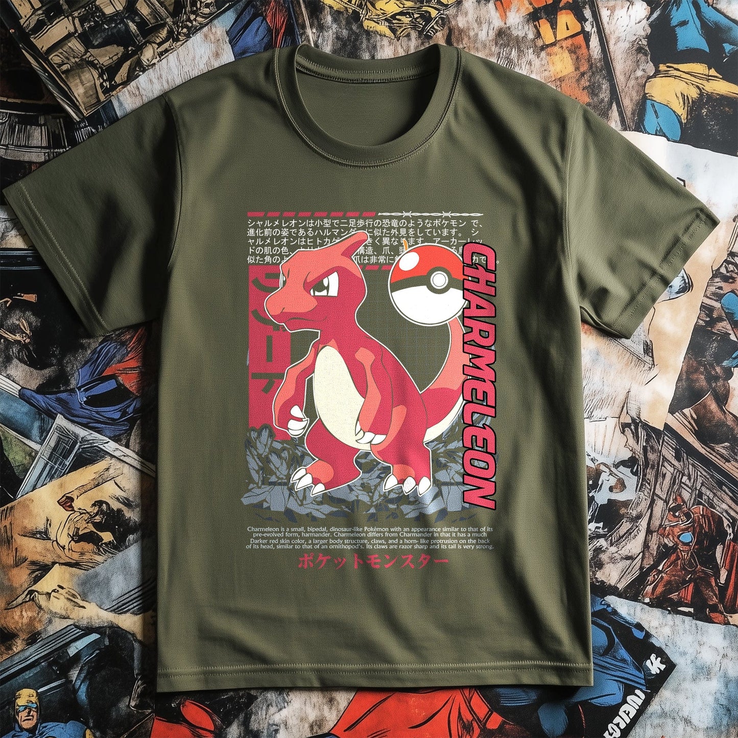 Charmeleon on Fire t-shirt – Catch