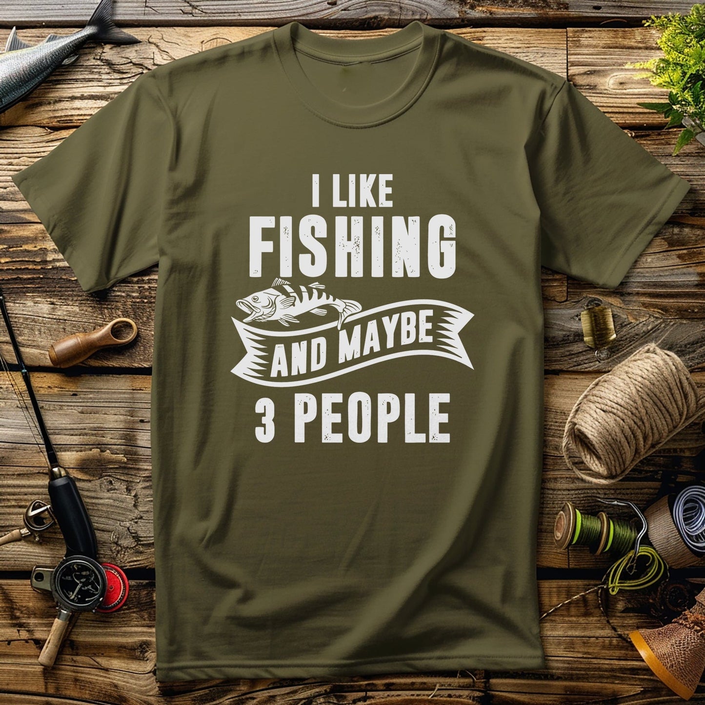 Fishing 3 People 1 t-shirt