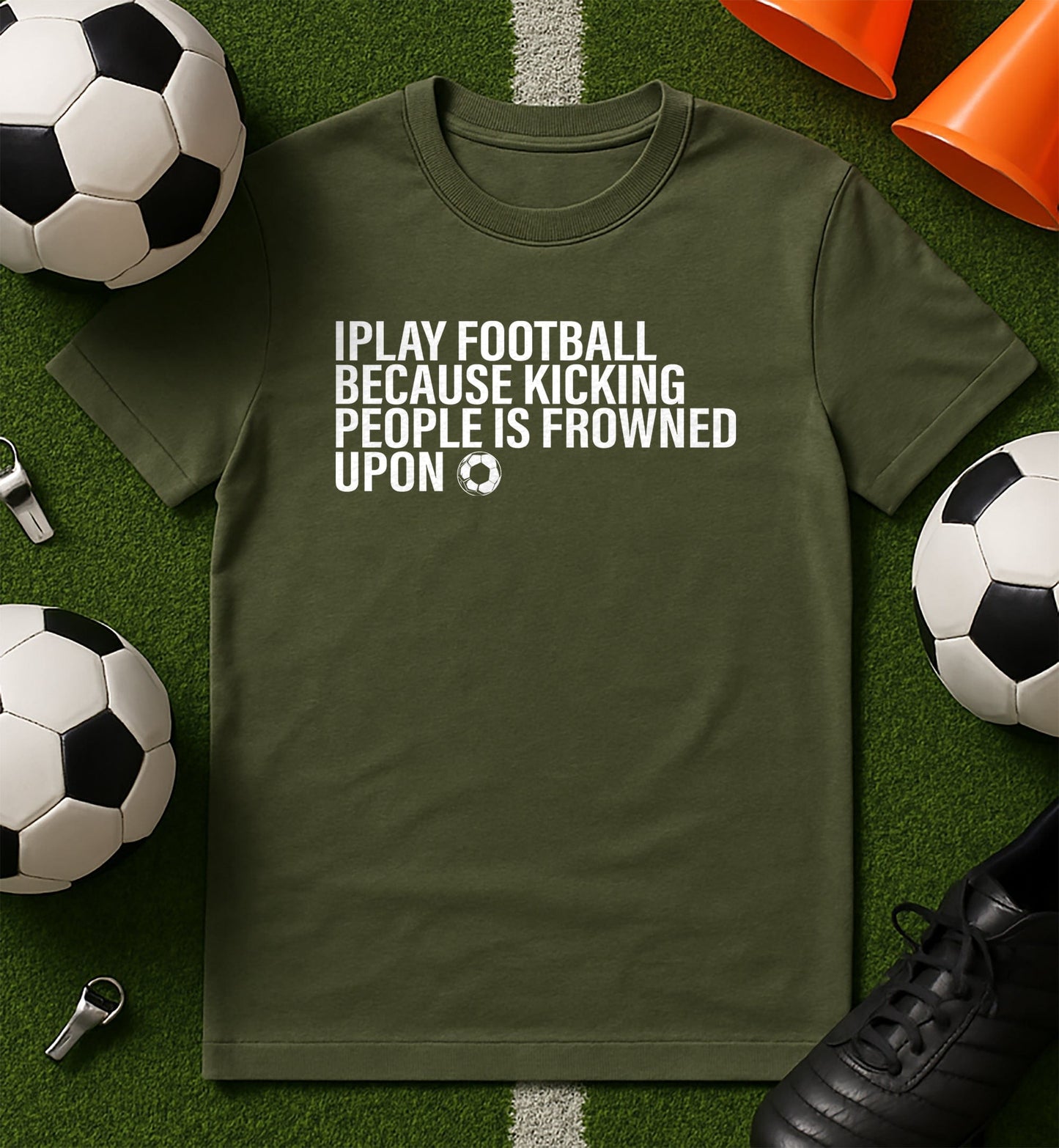 Kicking People T-Shirt
