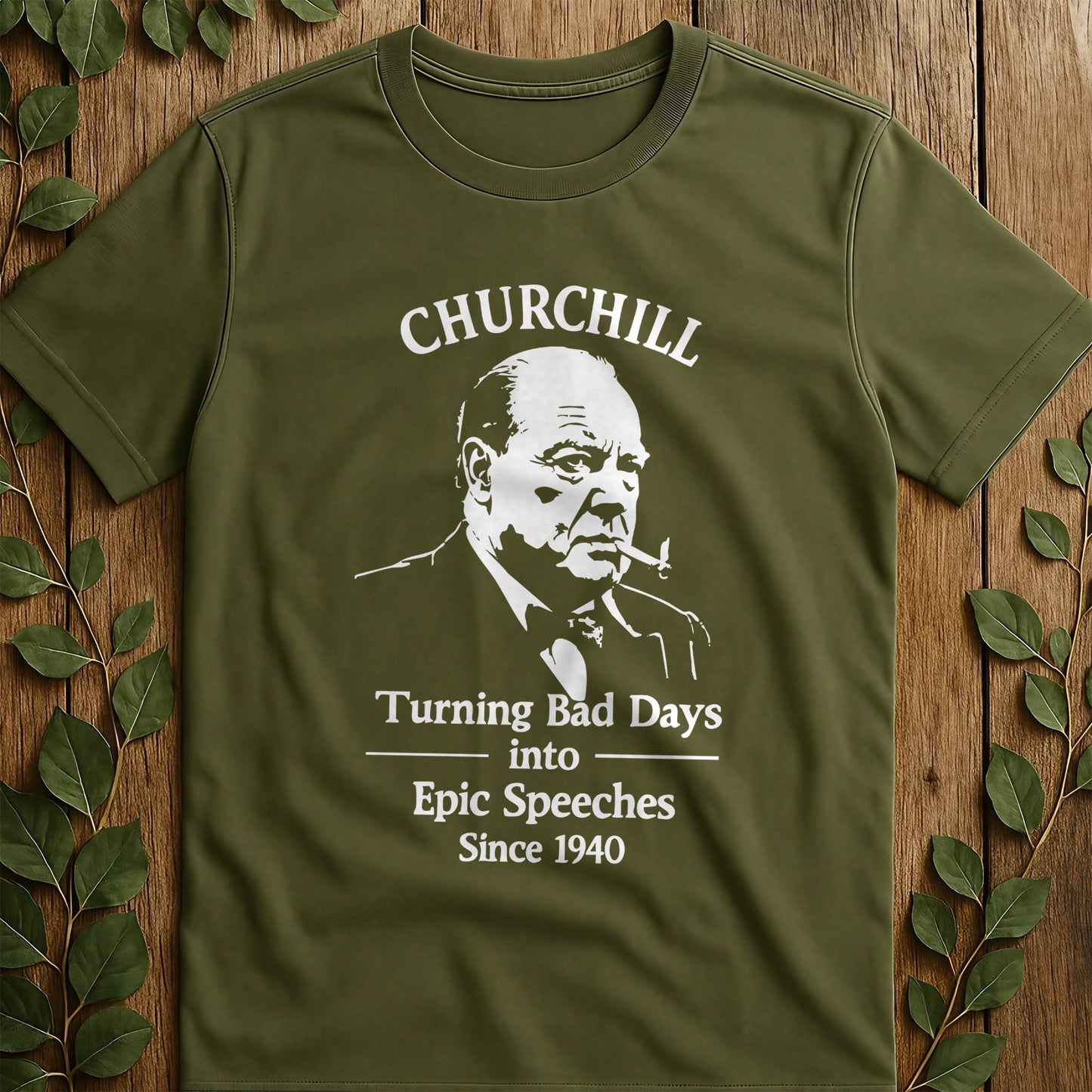 Churchill Speech T-Shirt