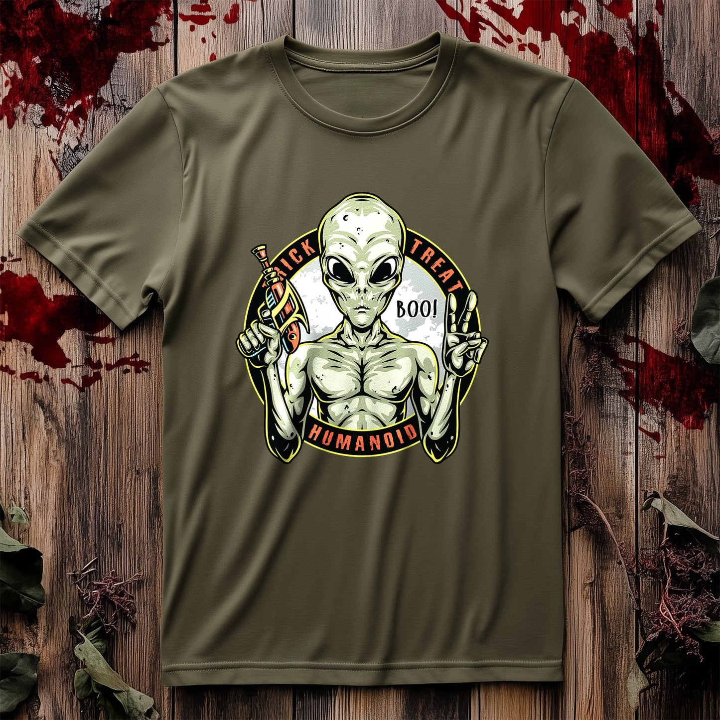 Trick Treat Humanoid T-shirt - Spooky