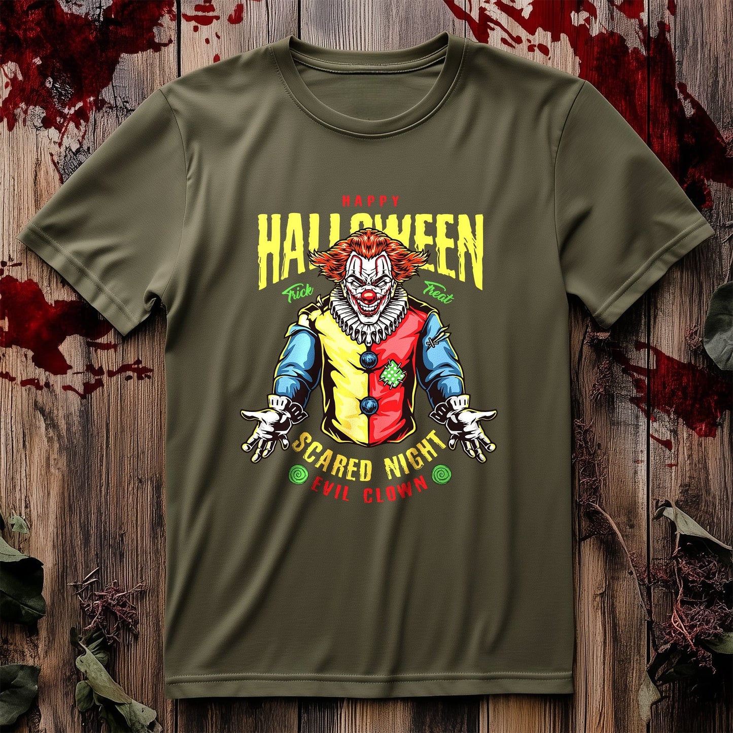 Scared Evil Clown T-Shirt - Unleash
