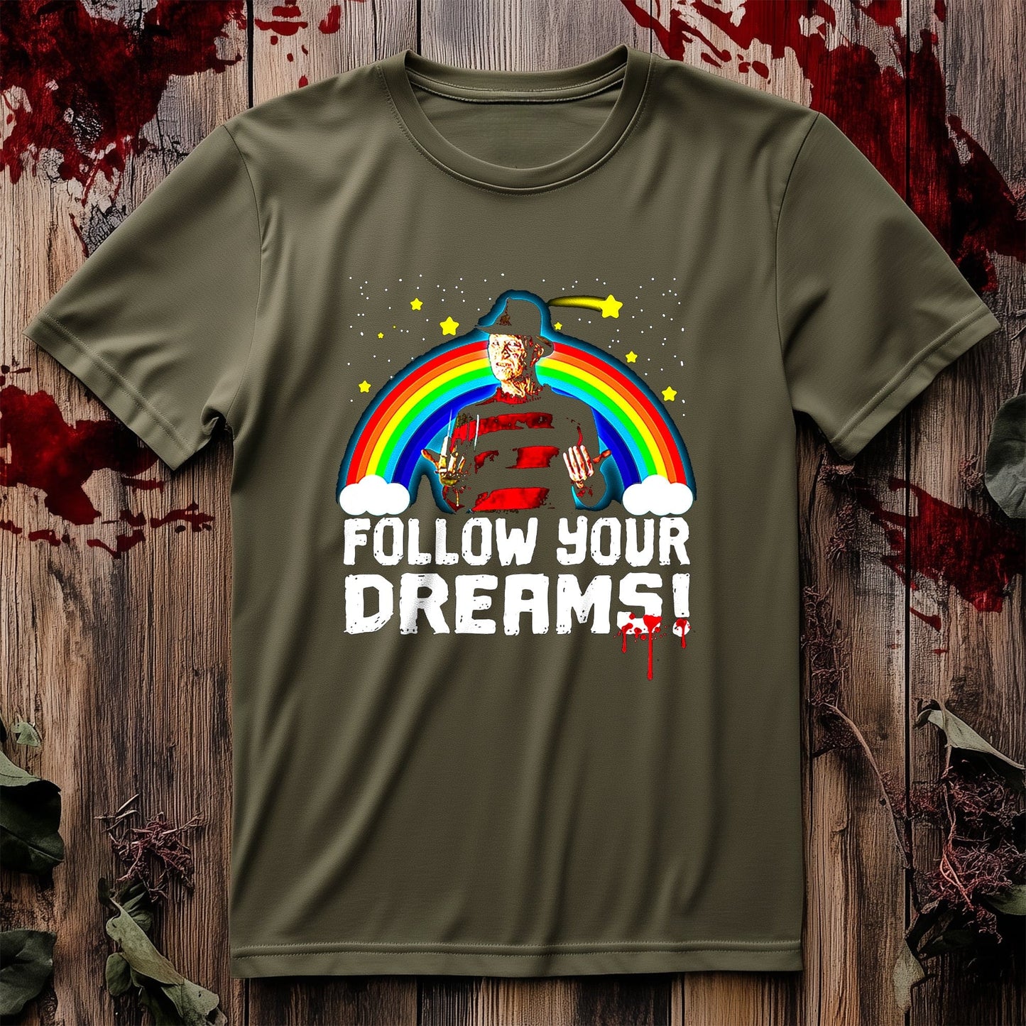 Follow Your Dreams Horror T-shirt