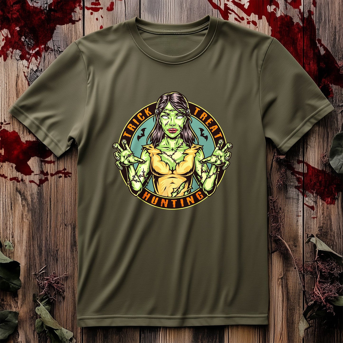 Female Frankenstein T-Shirt - Spookily