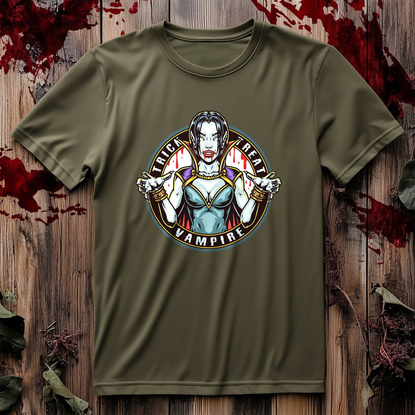 Trick Treat Vampire T-Shirt - Slice