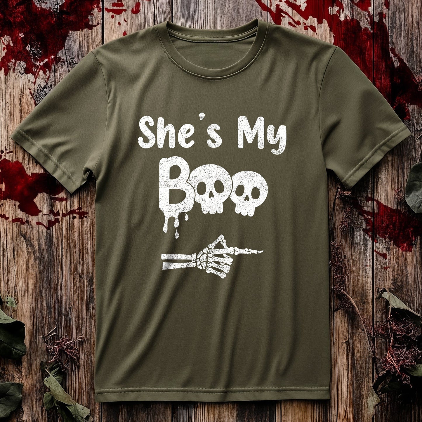 She’s My Boo Skull Face T-Shirt -