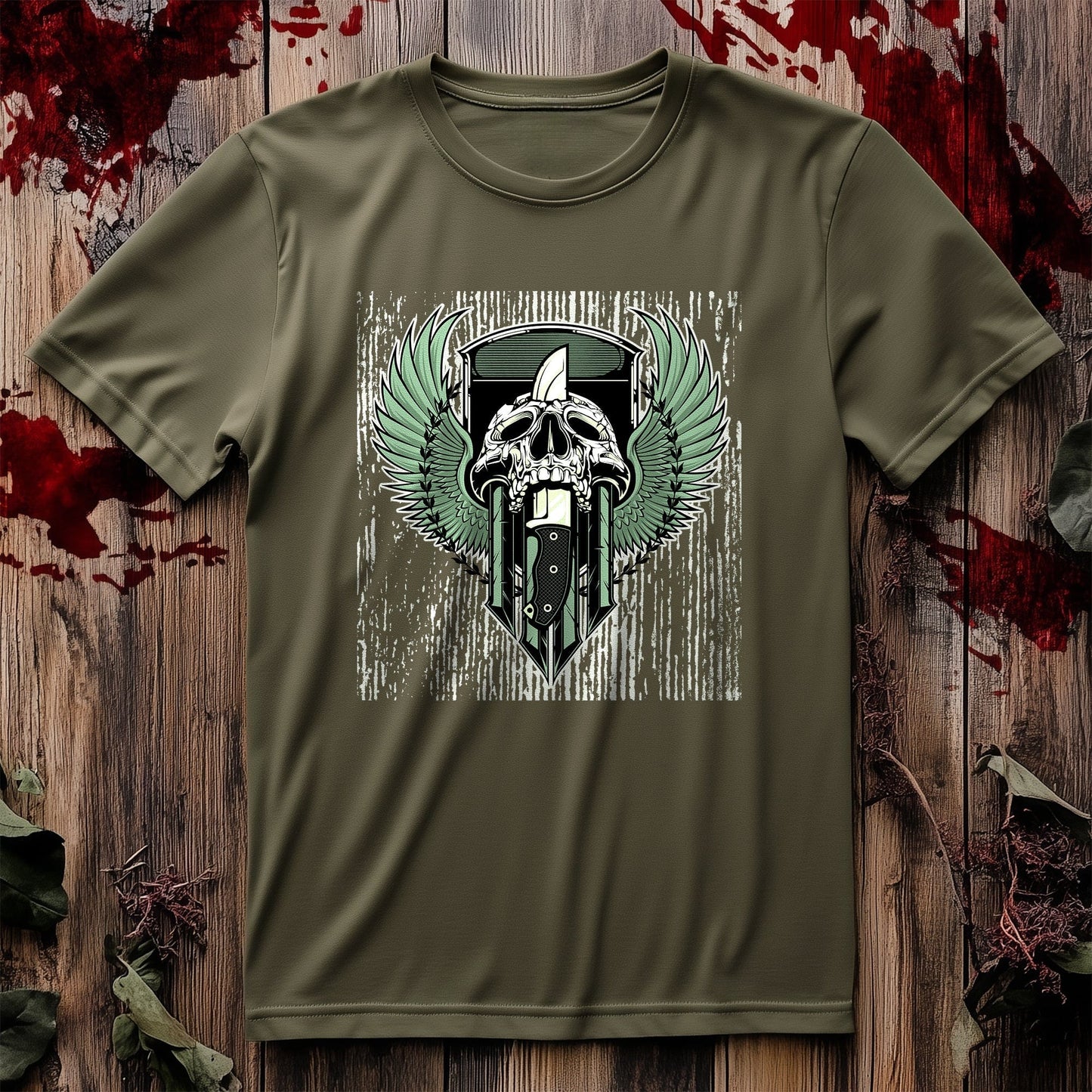 KnifeSkullWings T-Shirt