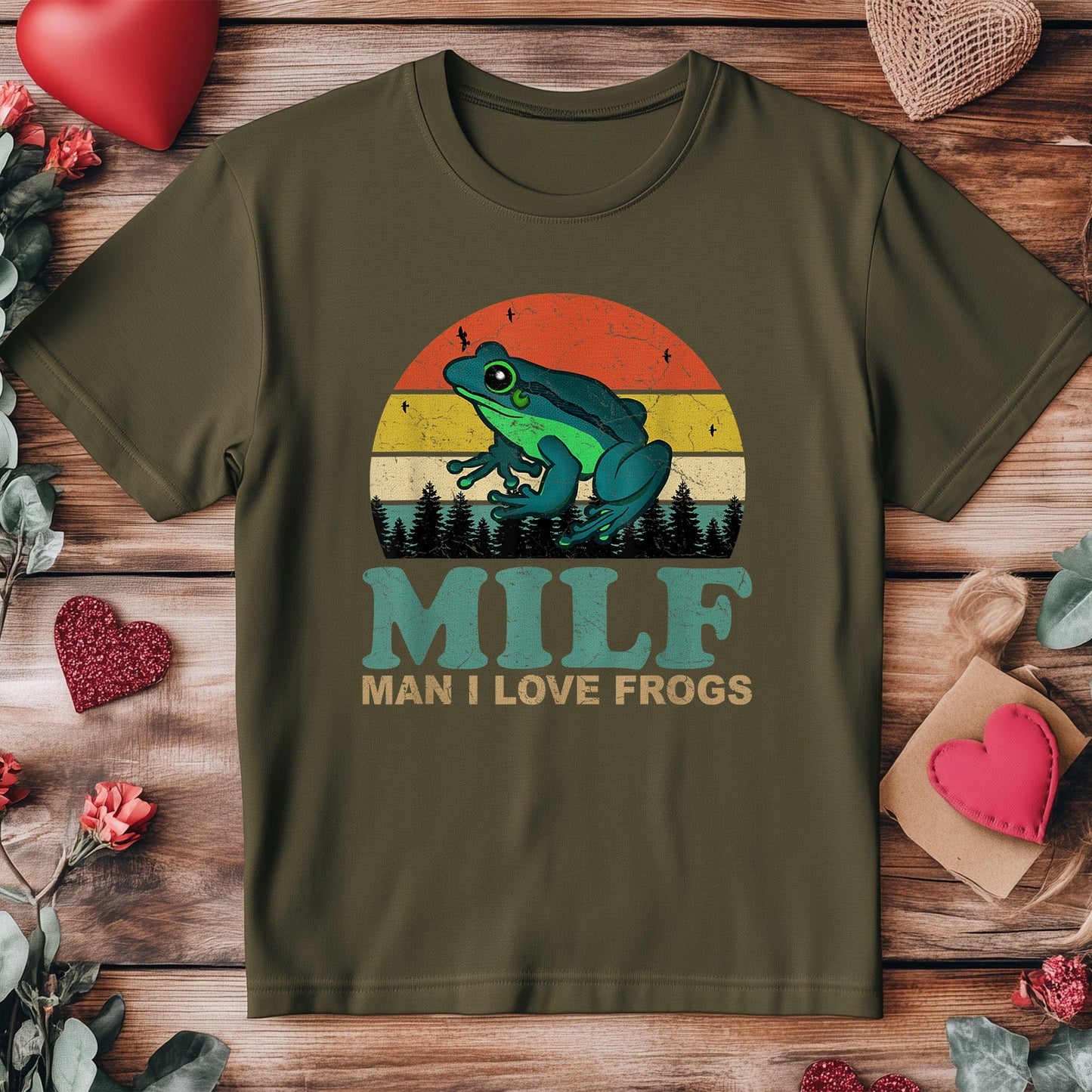 Man I Love Frogs T-Shirt Style001