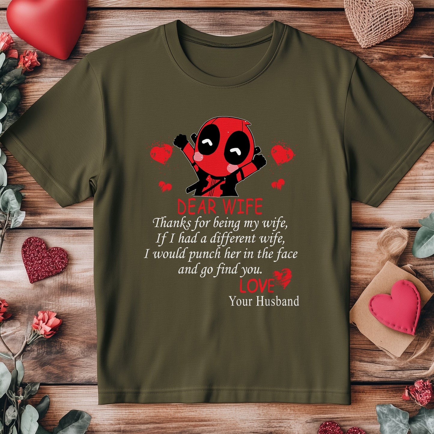 Dear Wife Deadpool t-shirt