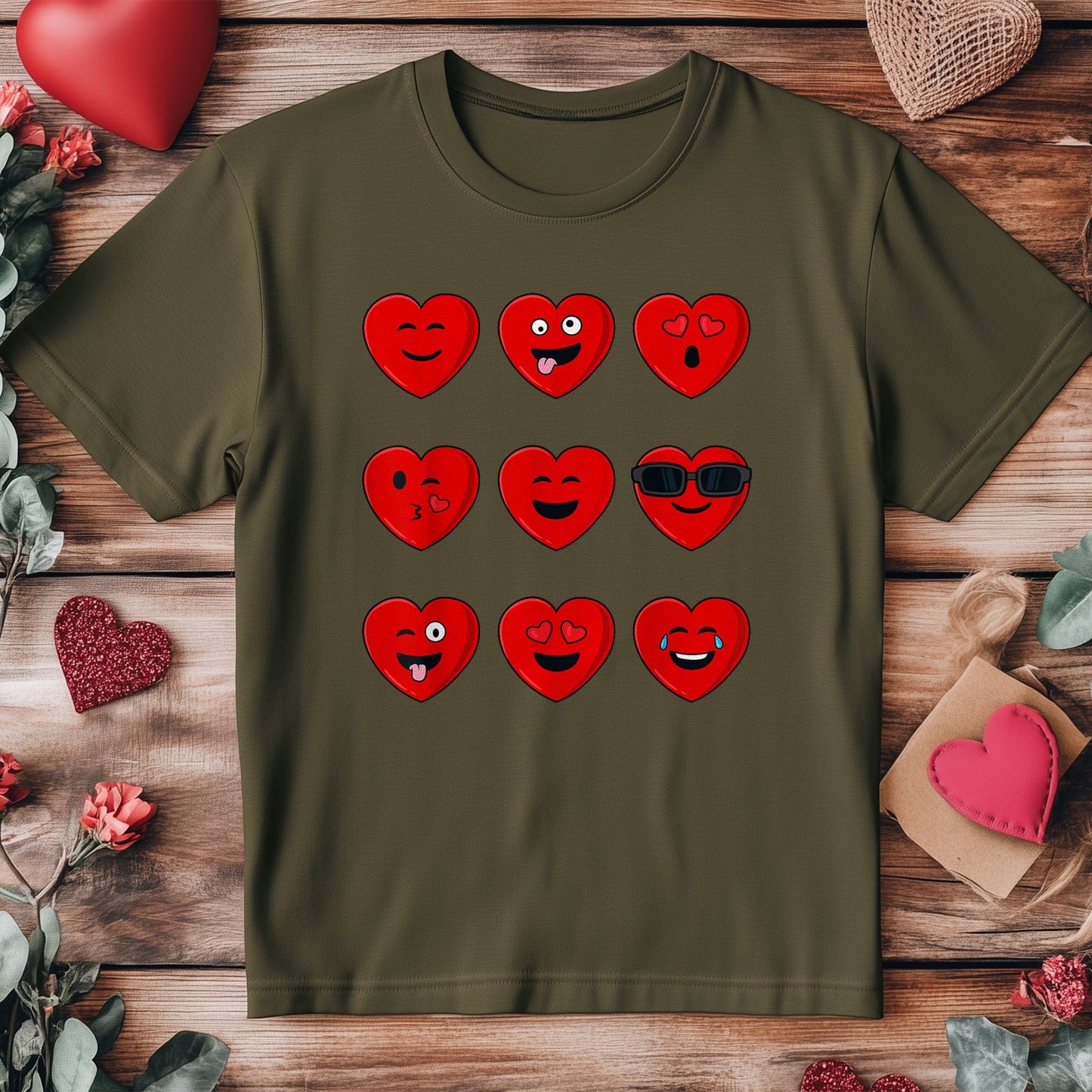 Valentine's Day Silly Faces T-Shirt