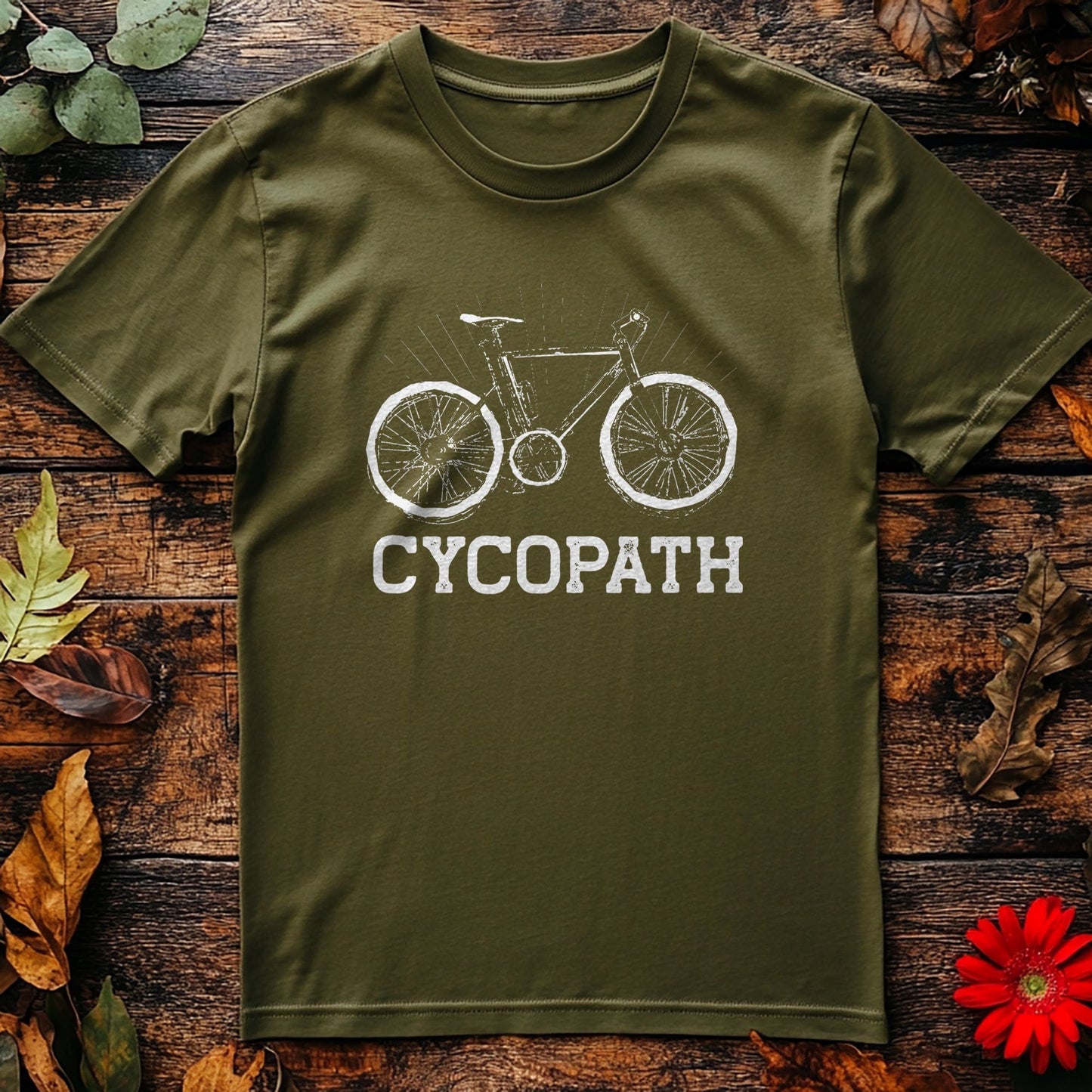 Cycling (244) T-Shirt - Pedal Power