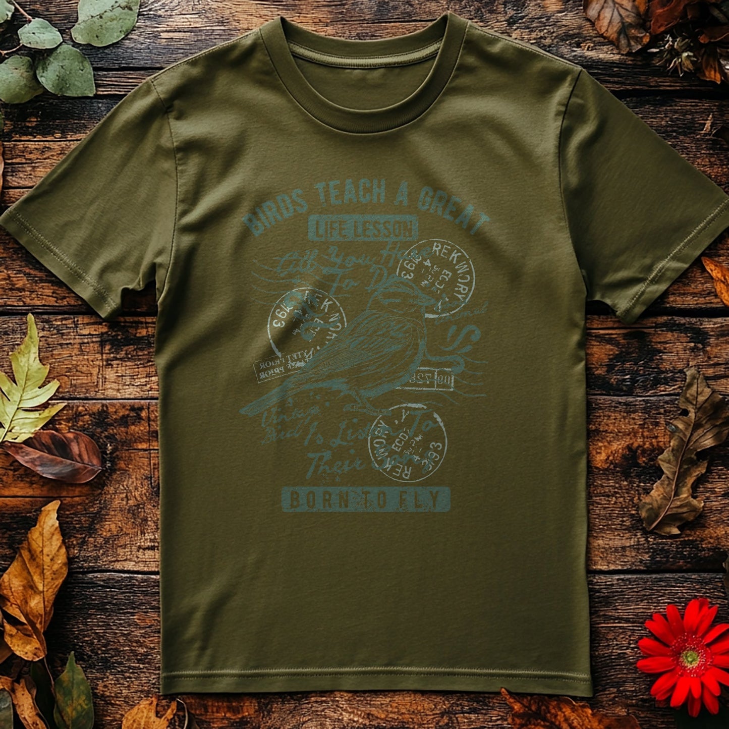 Vintage Retro Bird T-shirt -