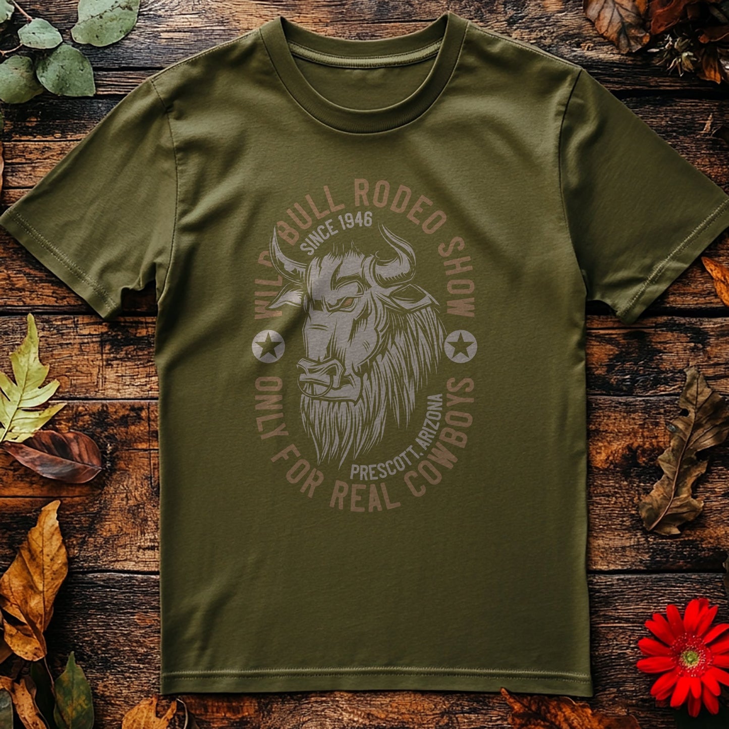 Wild Bull Rodeo T-Shirt - Yeehaw &
